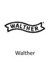 Walther logo with brand name in a banner