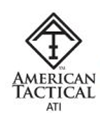 Logo of American Tactical, featuring a stylized cross within a square, with the company name below.