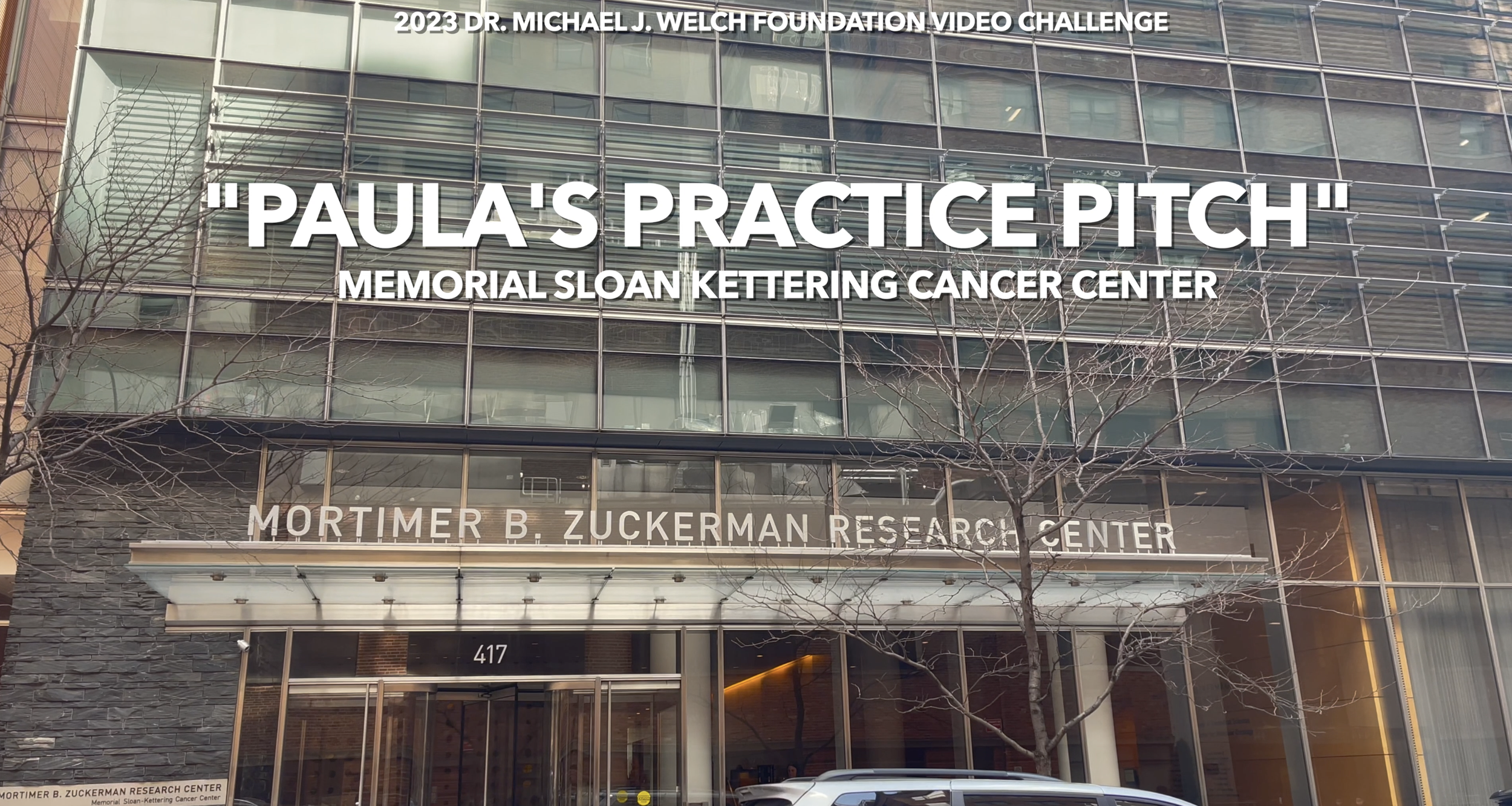 michael j. welch foundation video challenge