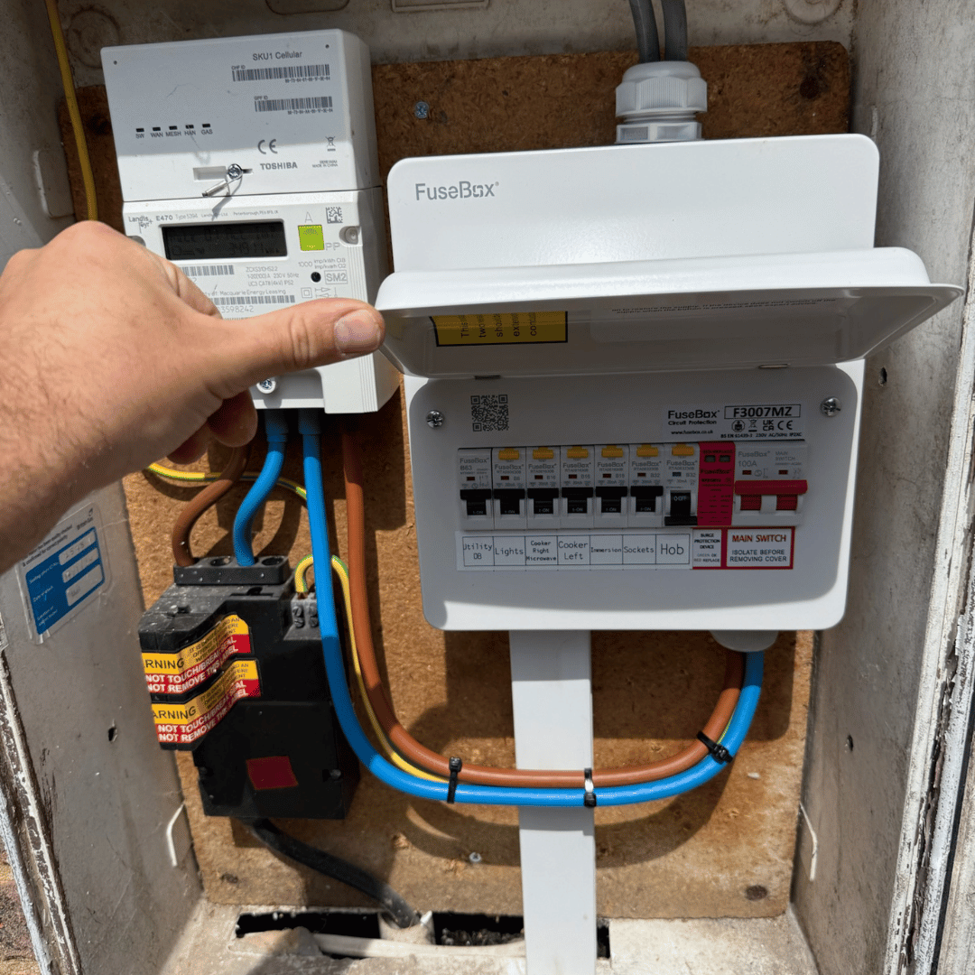 Inside of fuse board