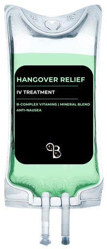 Hangover Relief IV bag