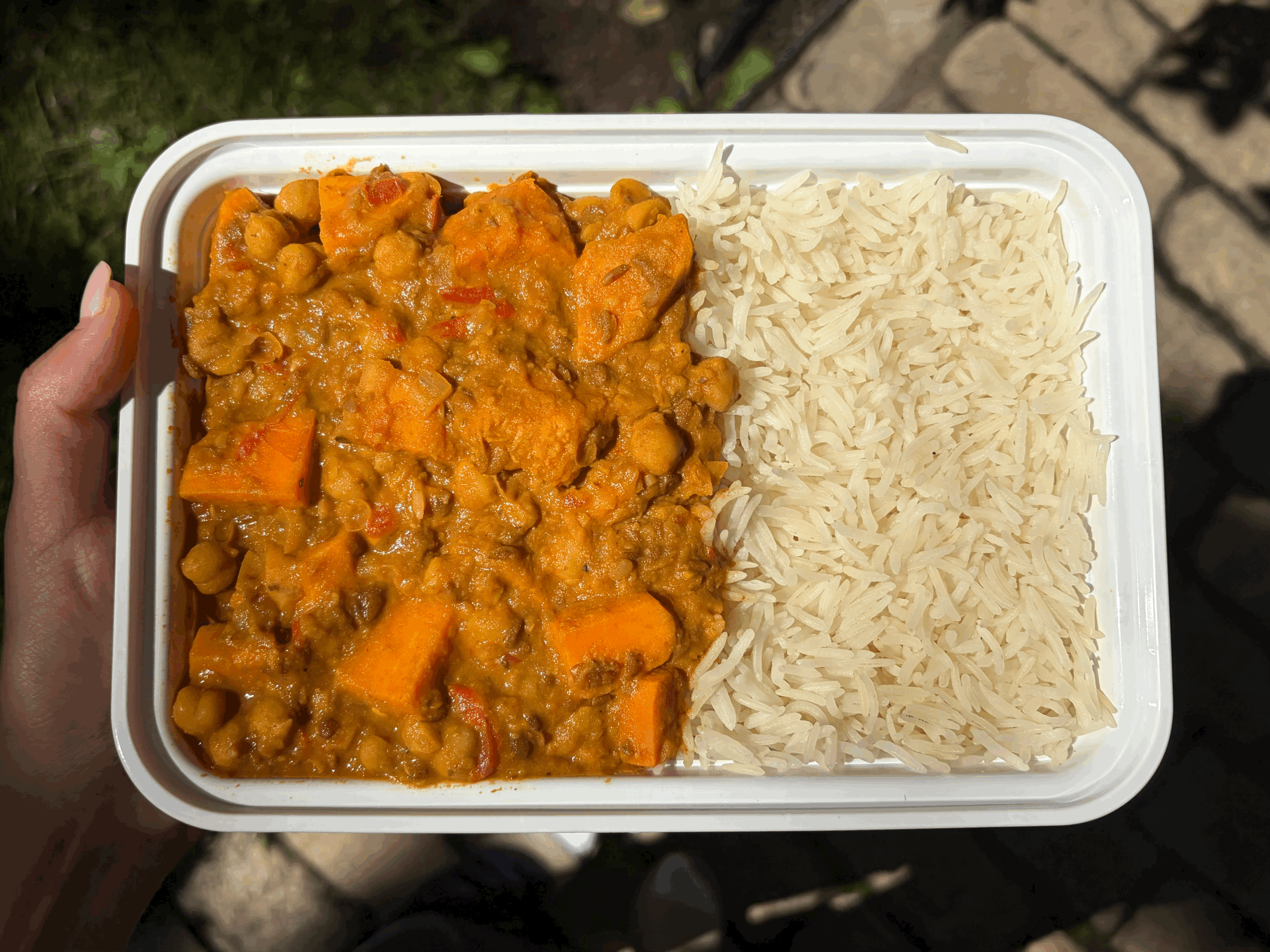 Vegetarian Coconut Chickpea & Sweet Potato Curry