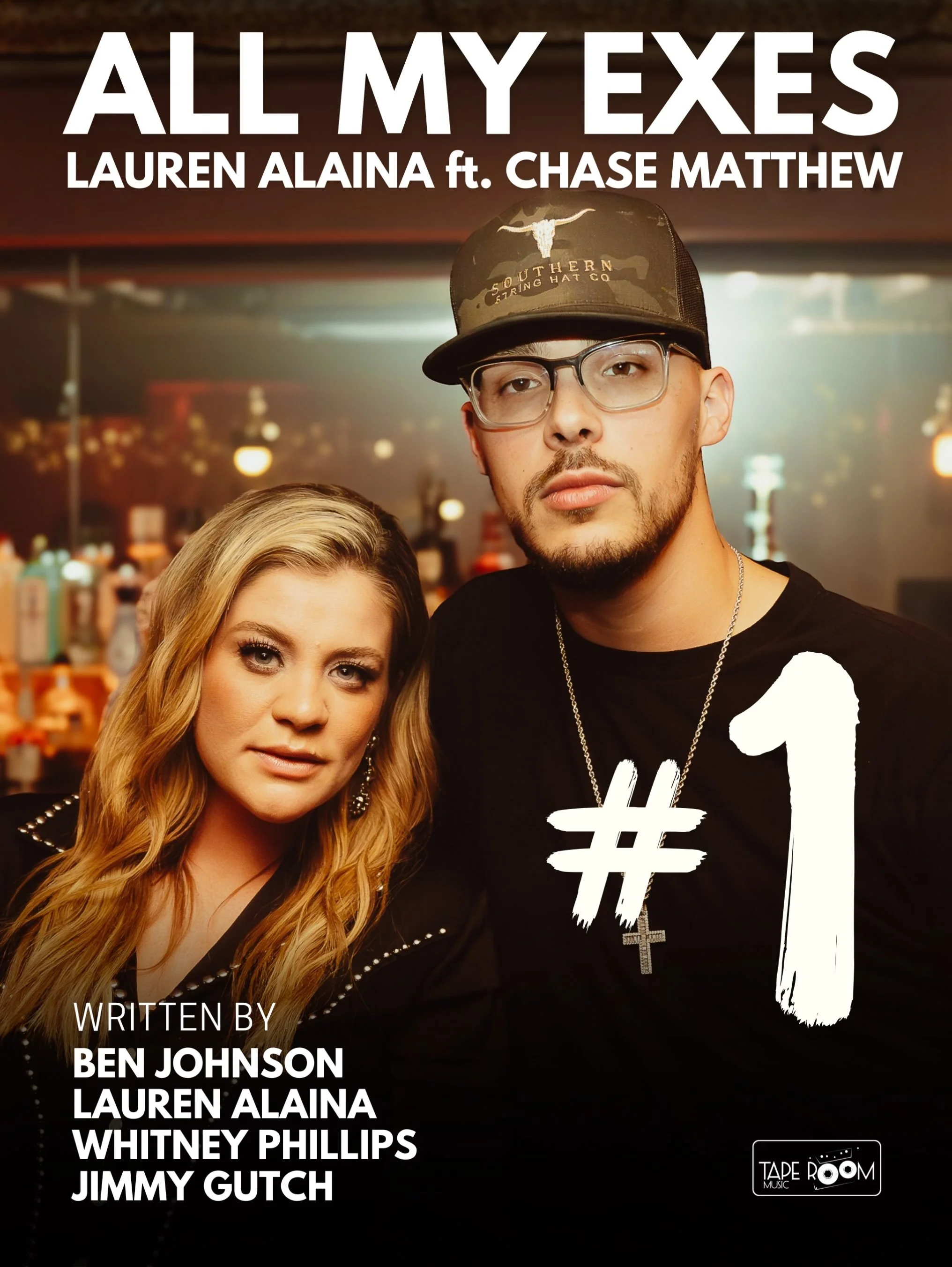 Congrats @thebiggestbenjohnson on landing anotha number one with this smaaaash! Pumped for you @laurenalaina and @iamchasematthew 🔥