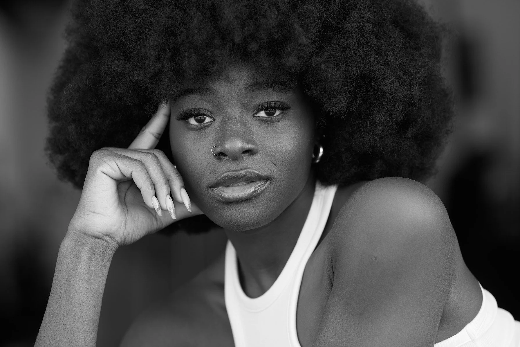 Esther Headshot black and white