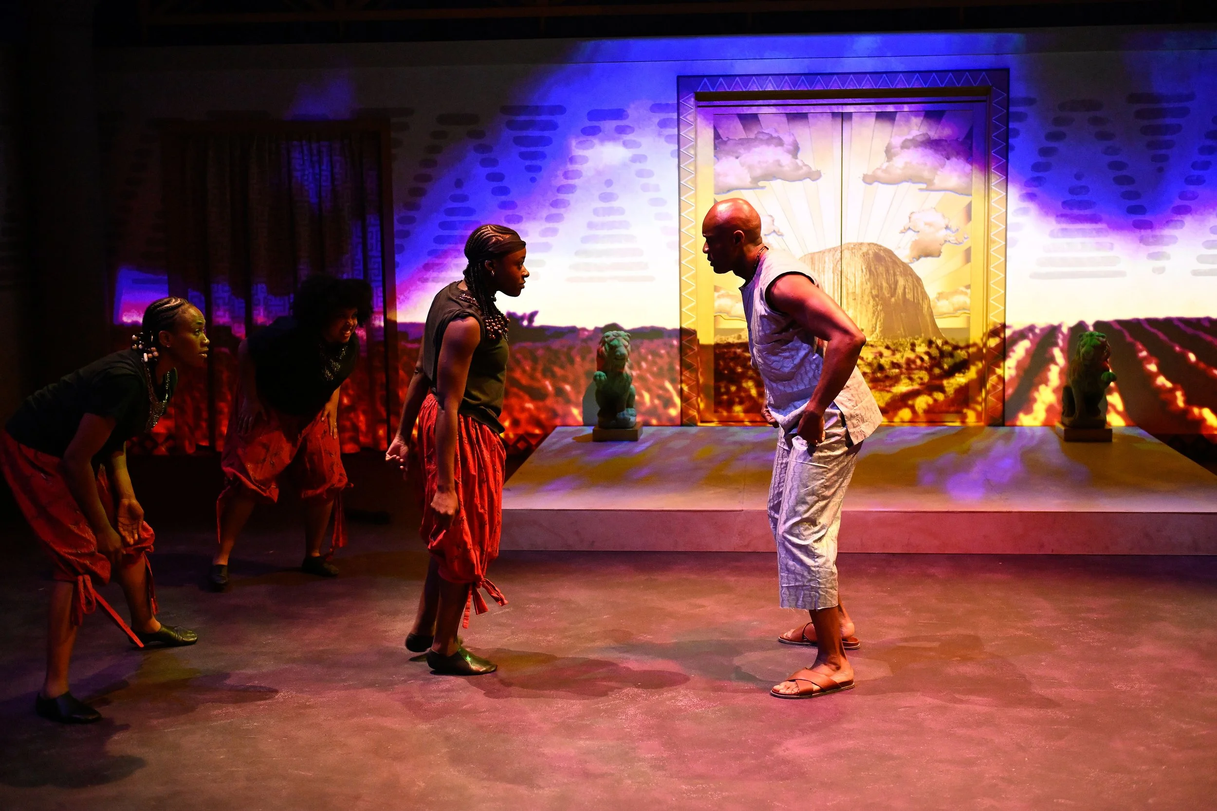 Gods are not to blame fight scene