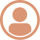 Anonymous user icon with a circular background and a silhouette of a person.