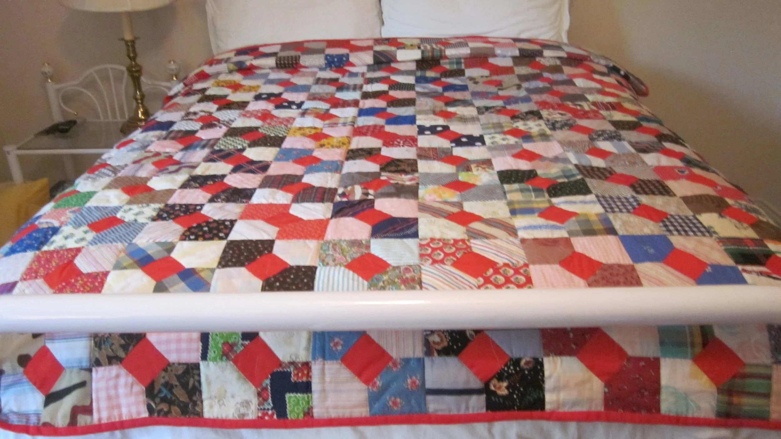Snowball into Squares — Main — 70” x 82” — $2,000