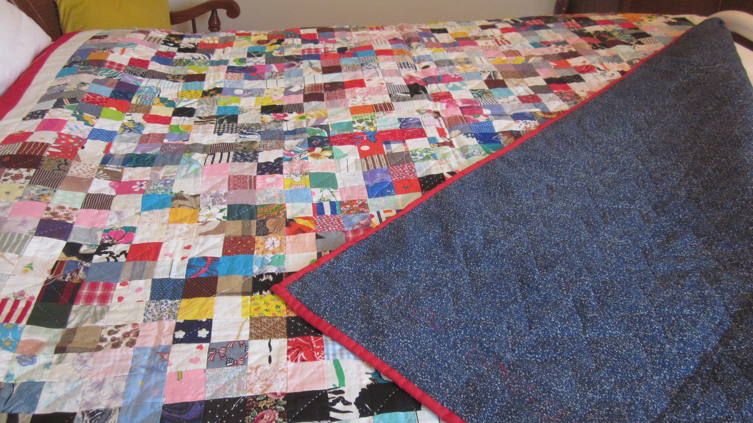 Stamp Quilt — Detail — 60” x 72” — $1,500