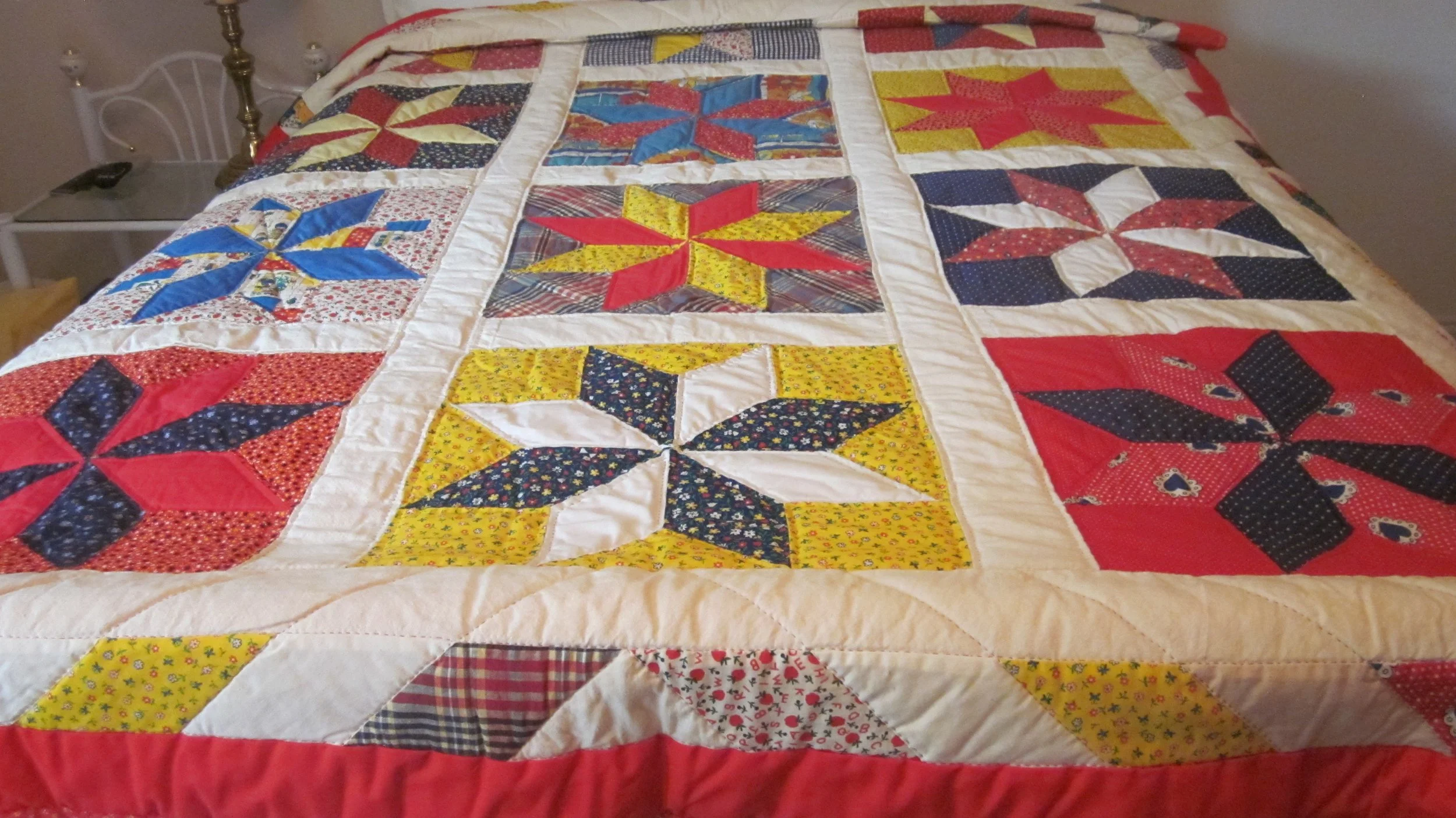 Eight Point Star — Main — 64” x 80” — $1,500