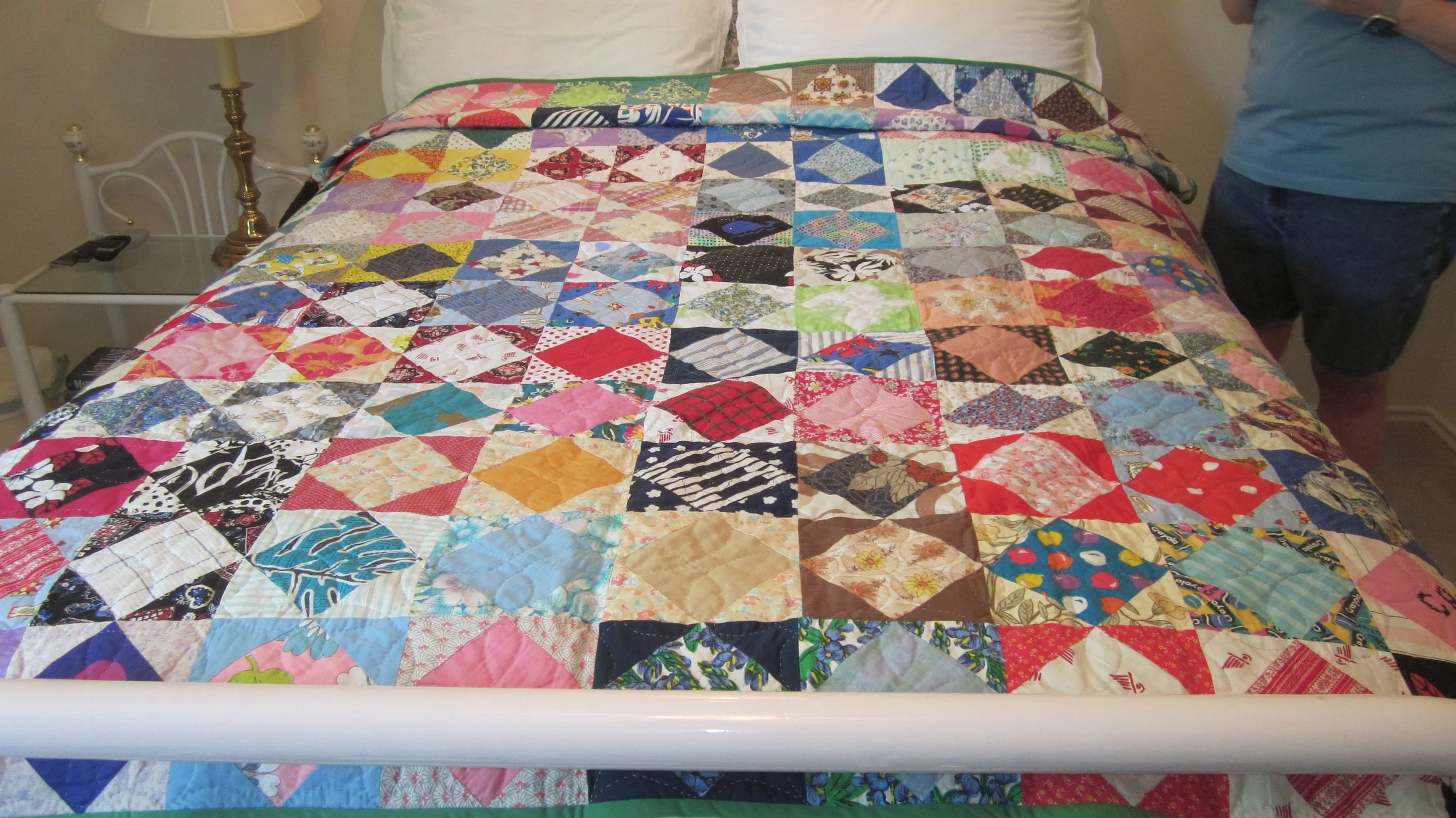 Half Square, Full Heart — Main
68” x 78” — $1,500