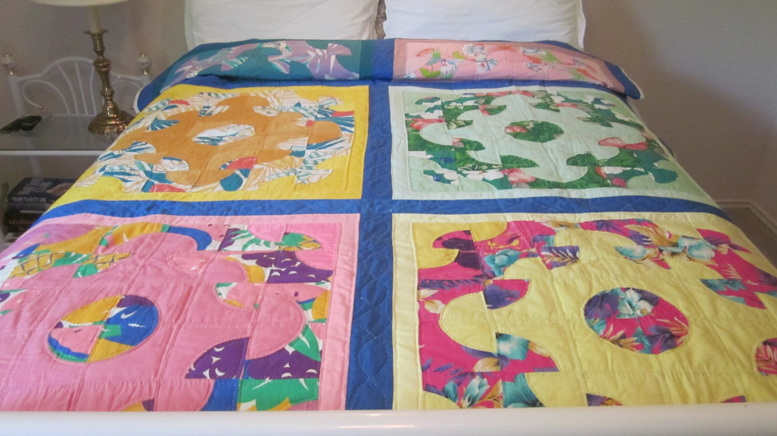 Cleopatra’s Puzzle (Tropical) — Main — 60” x 68” — $1,500