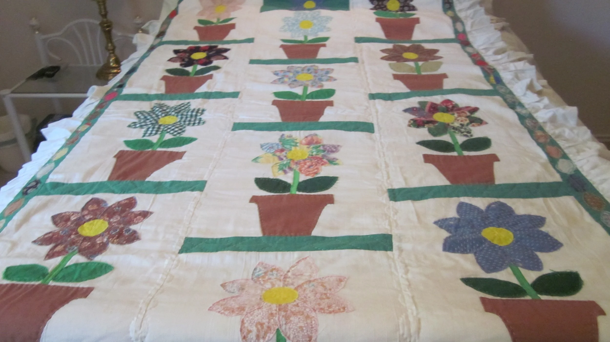 Tisket Tasket, Twin Baskets — Main — 43” x 78” — $1500 (for both)