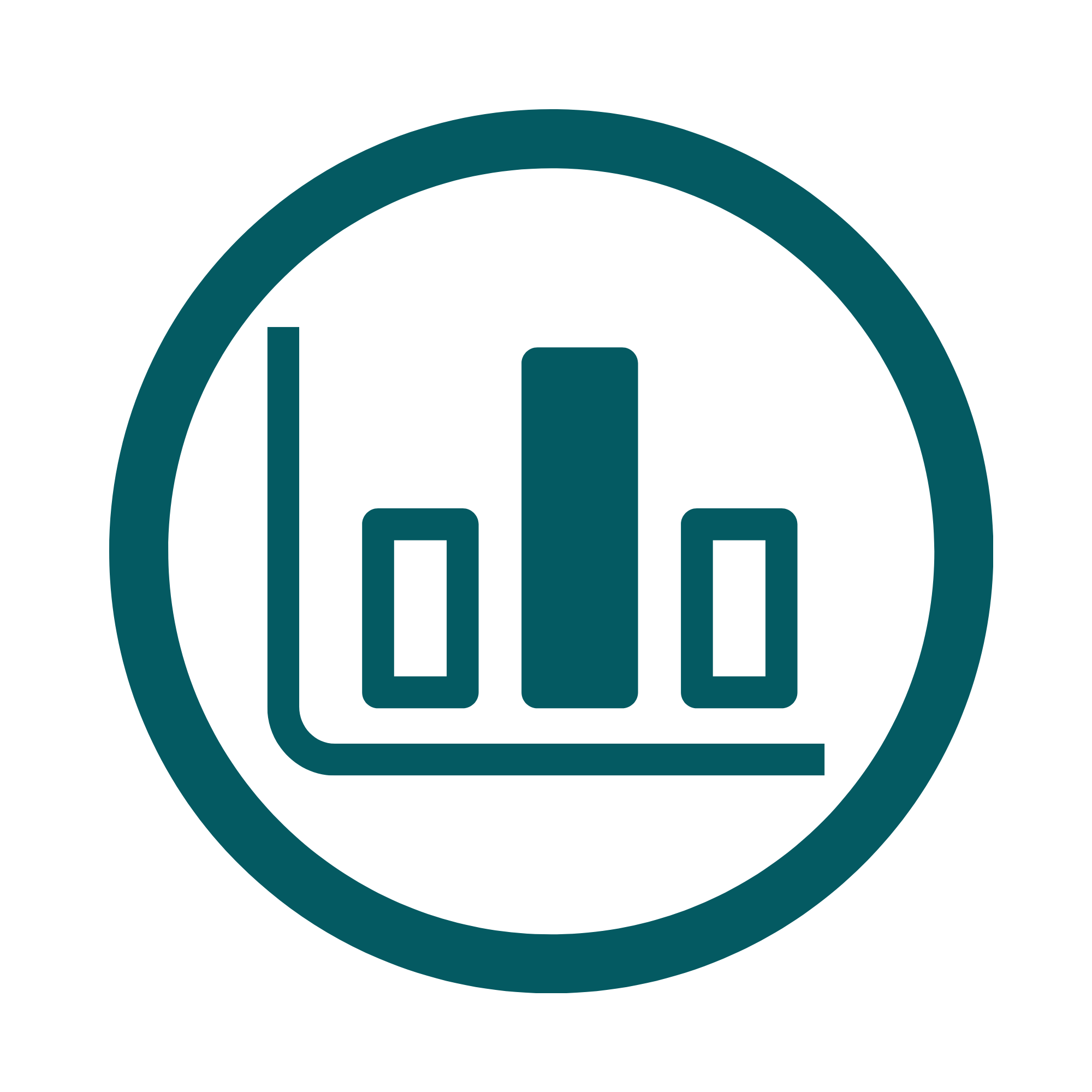 Logo of the American Society for Microbiology, featuring a stylized depiction of a microbiological organism within a circle.