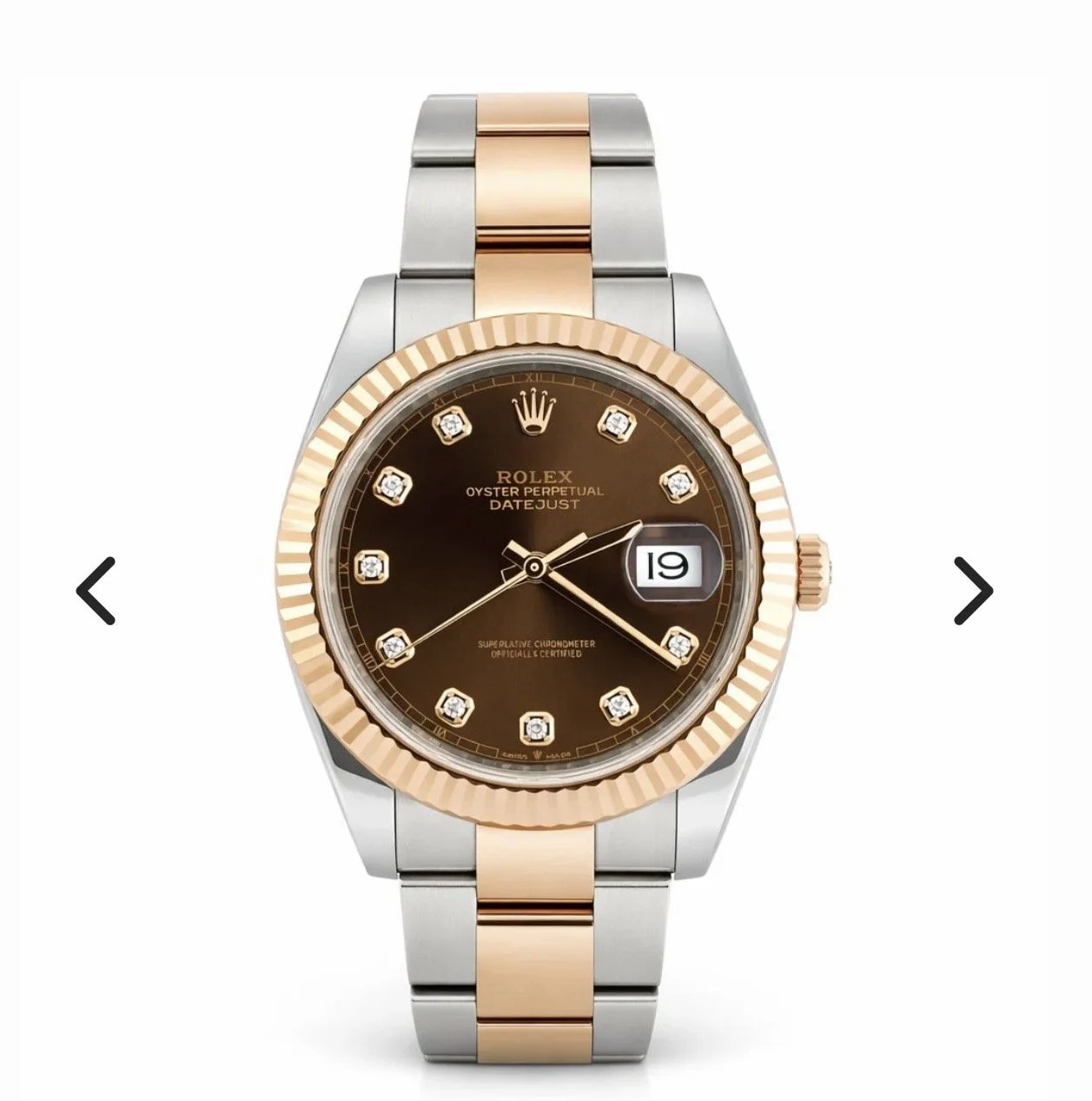 Rolex Datejust Chocolate Diamond 41mm 126331 - Pre-Owned