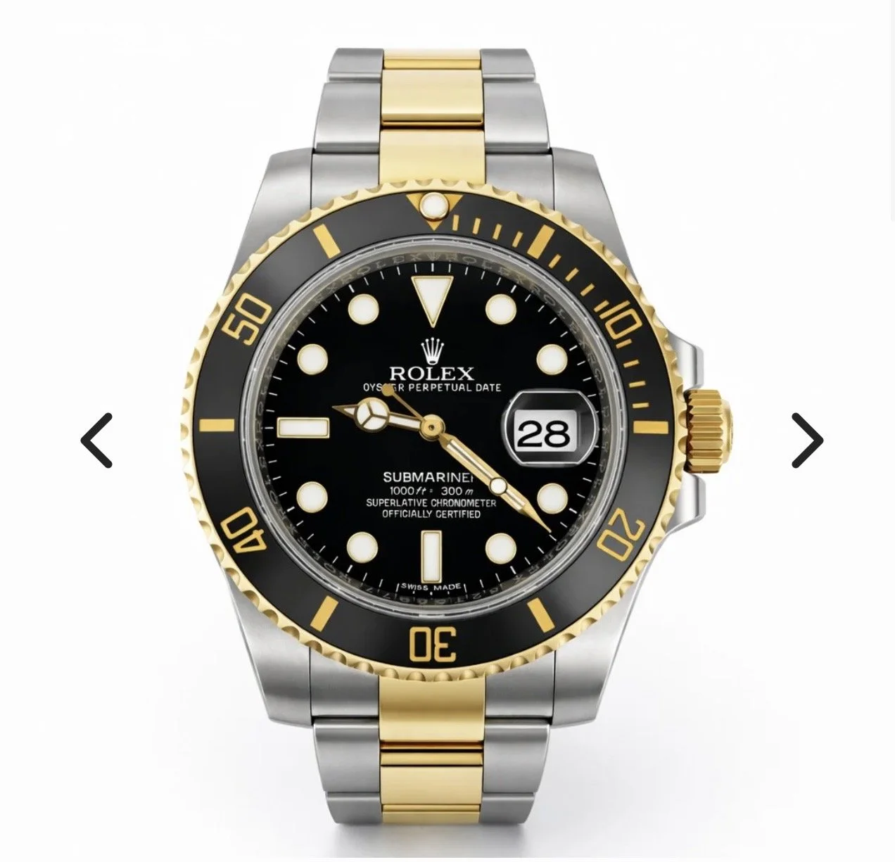 Rolex Satinless Steel and 18k Gold 41mm 116613 - Pre-Owned
