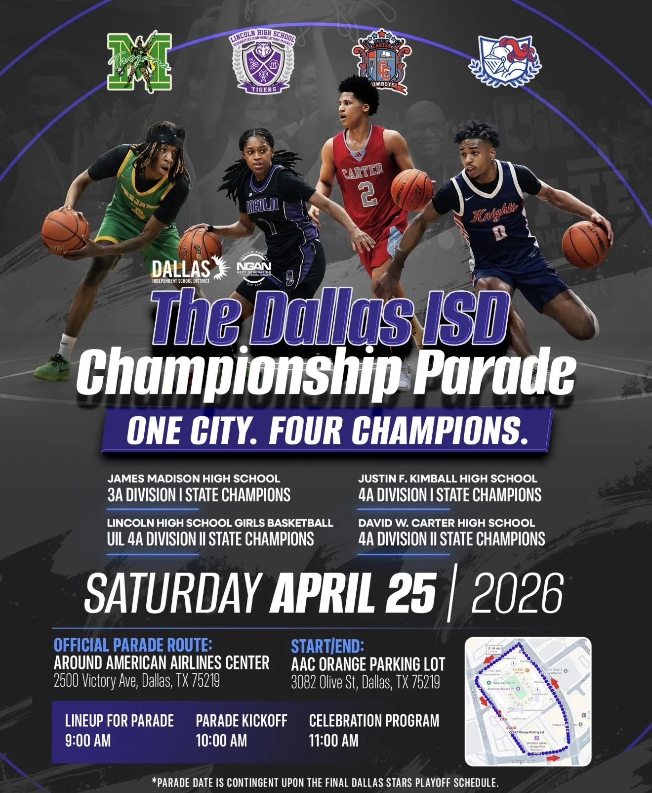 Dallas ISD Championship Parade