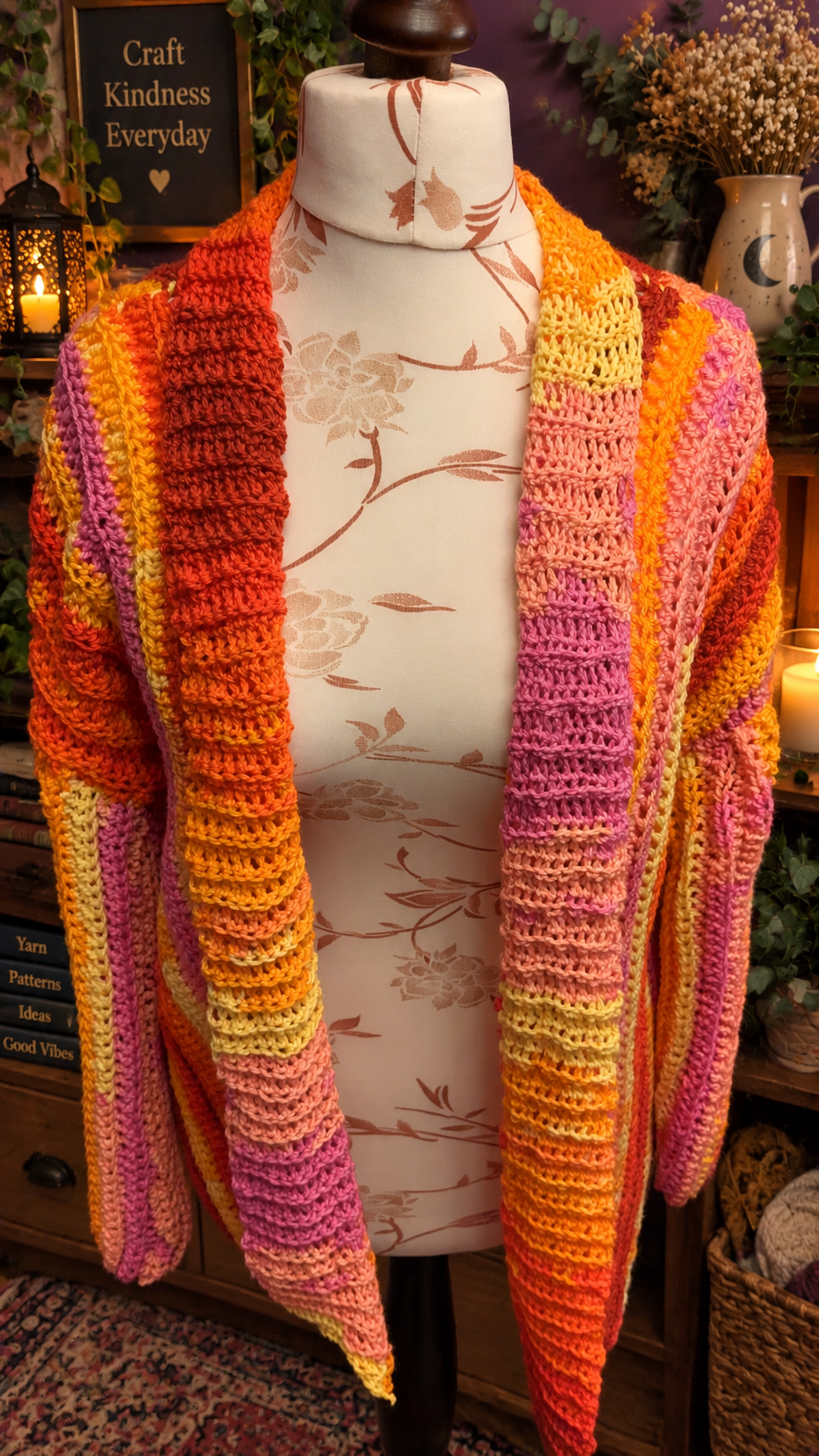 Handmade  Foxglove Cardigan — WildWood Collection