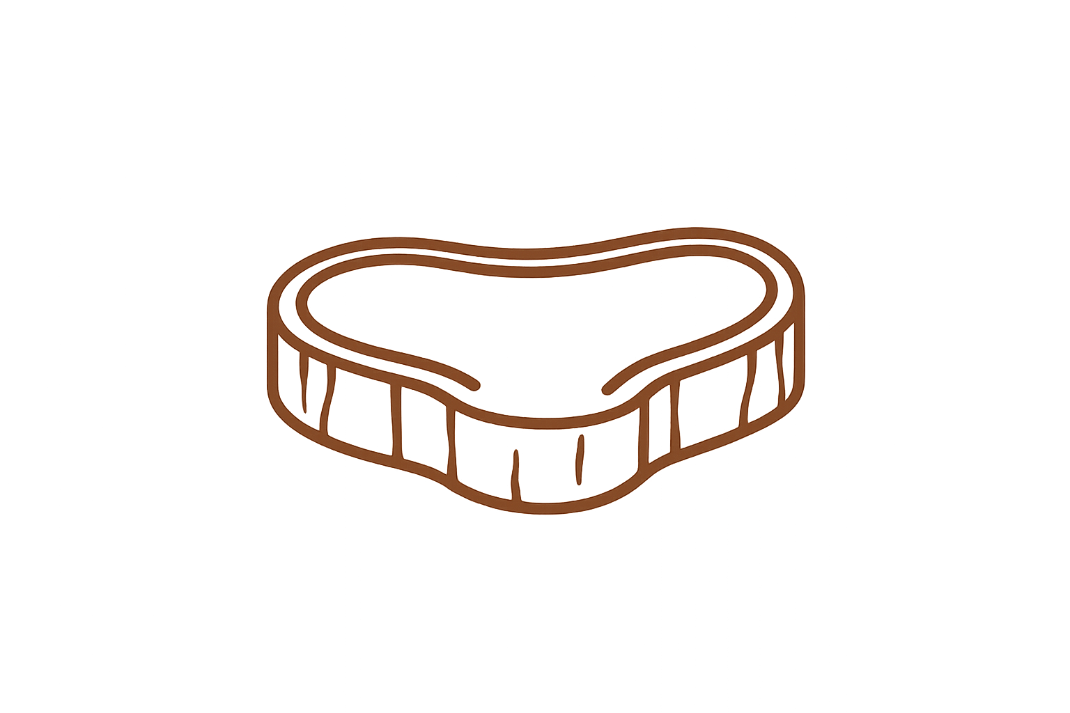 Illustration of a live-edge slab