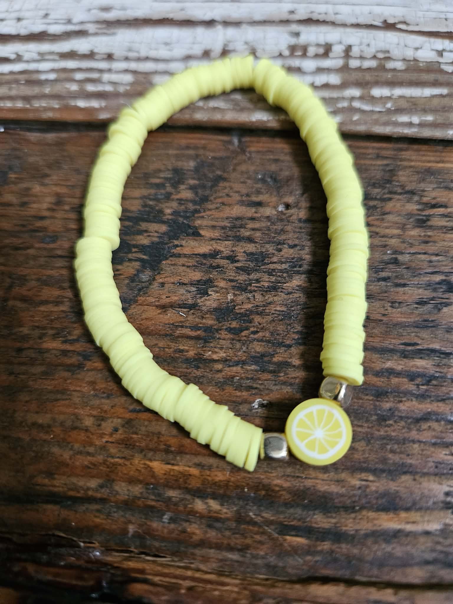Lemon sour Beaded Bracelet