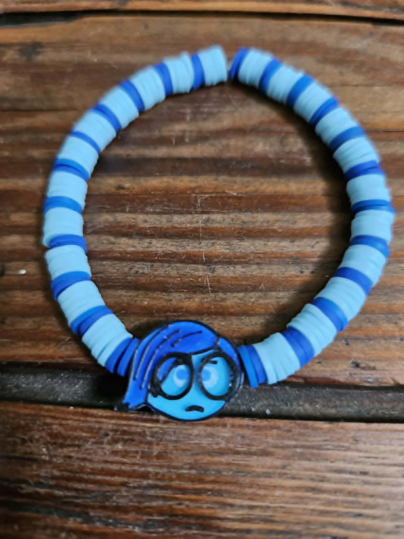 Blue Beaded sadness Bracelet