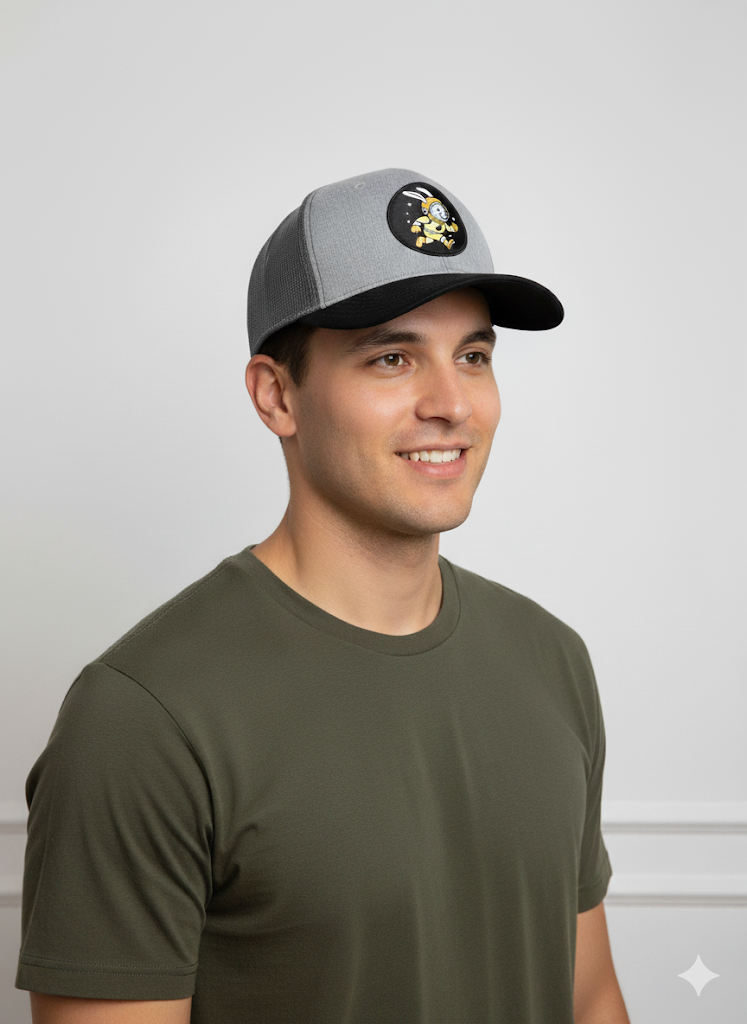 Patched Logo Mesh Trucker