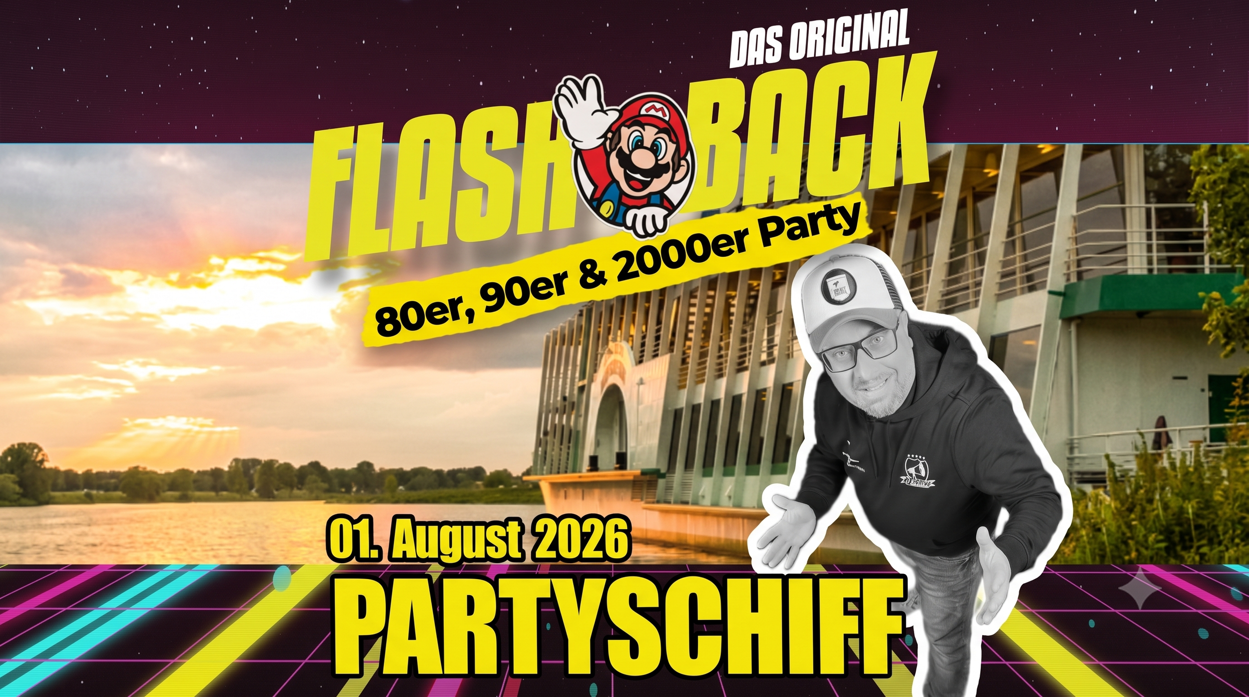 Flashback Party - das Partyboot