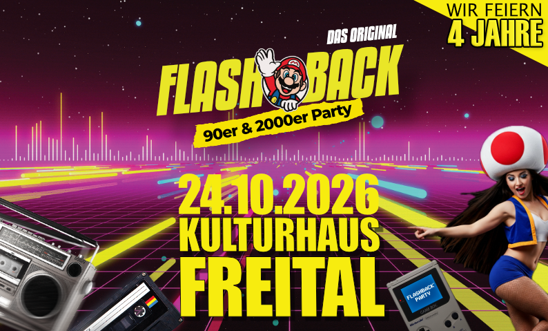 Flashback Party die 90er und 2000er Party