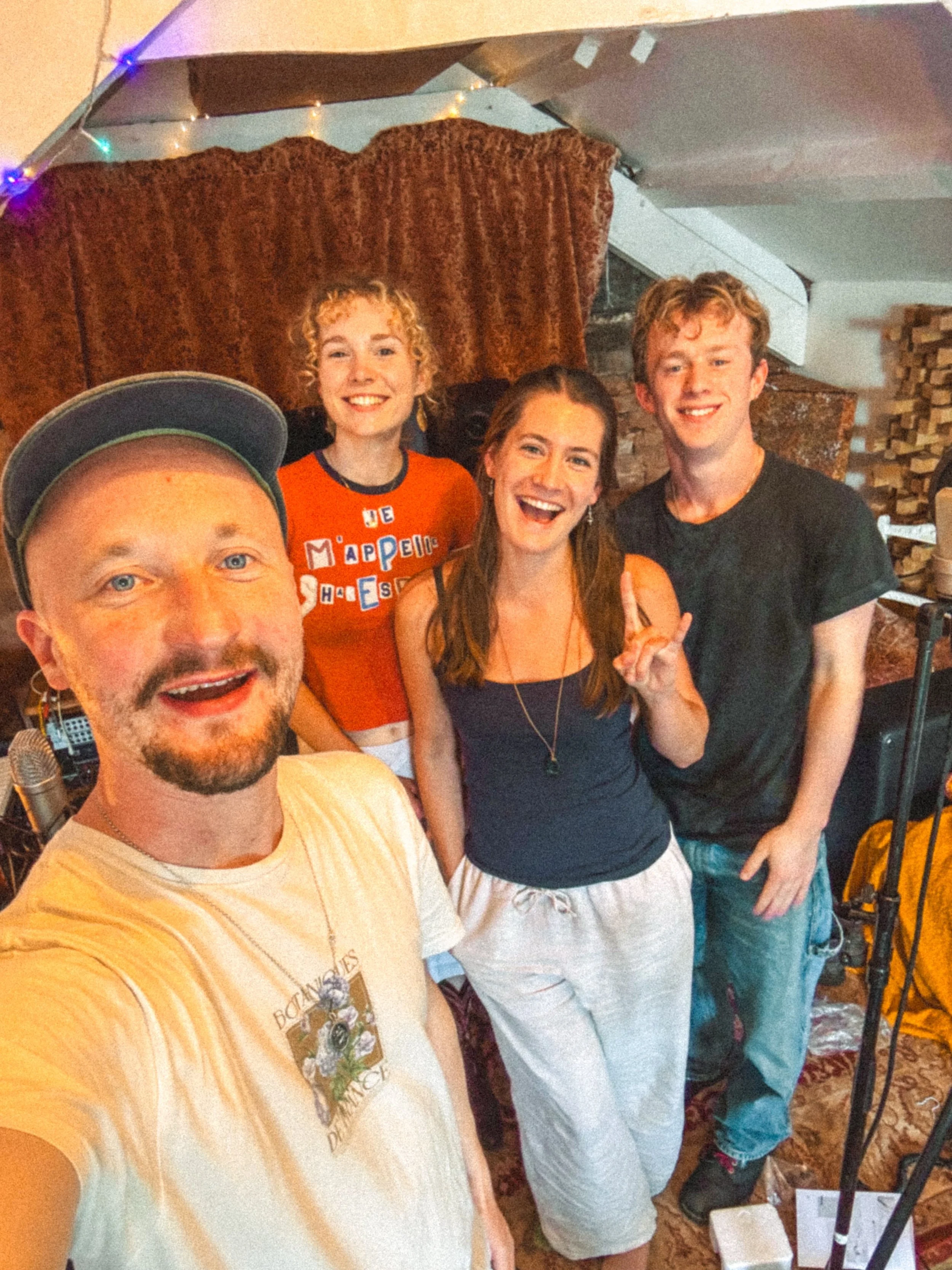 New folk EP out from @inthemeantime_band 

The deserving winners of @campusbandsuoe BOTB we recorded &amp; mixed this in one day! Such beautiful harmonies and songwriting, it was a joy to make and an even bigger joy to listen to. 

Give them some lov