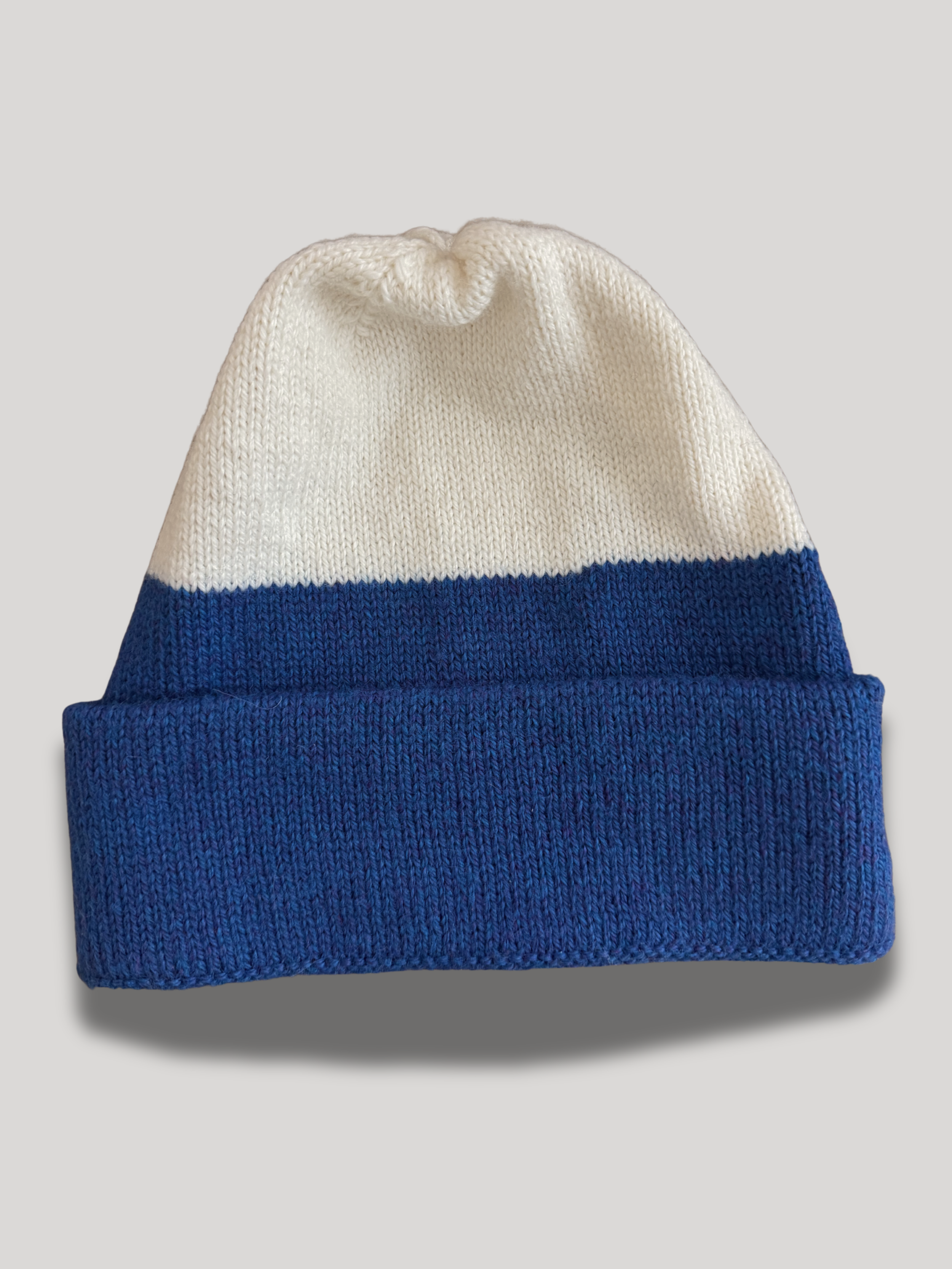 Cream & Cobalt Blue