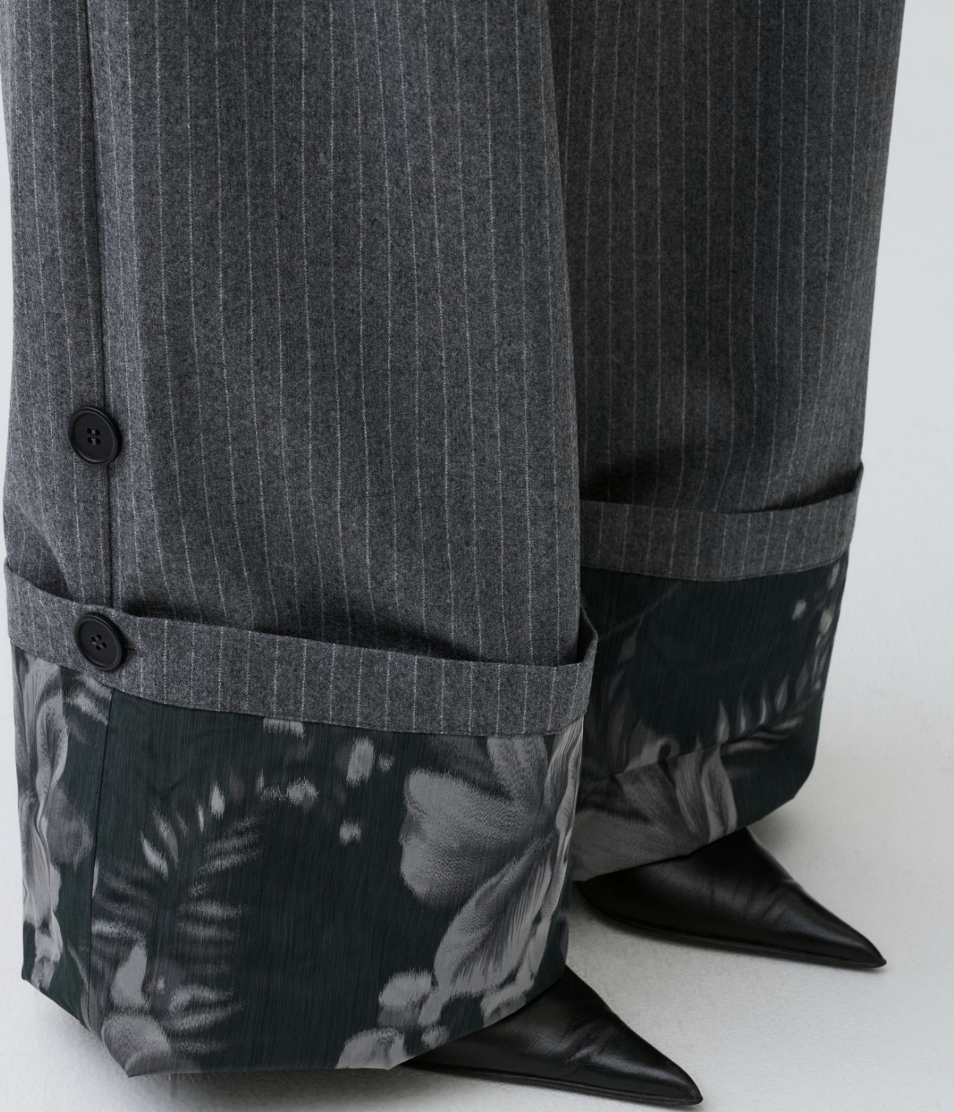 MIO PANTS GREY FLORAL