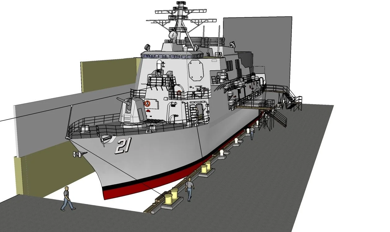 Battle Stations 21 - Digital Model - BRC for US Navy - 2004