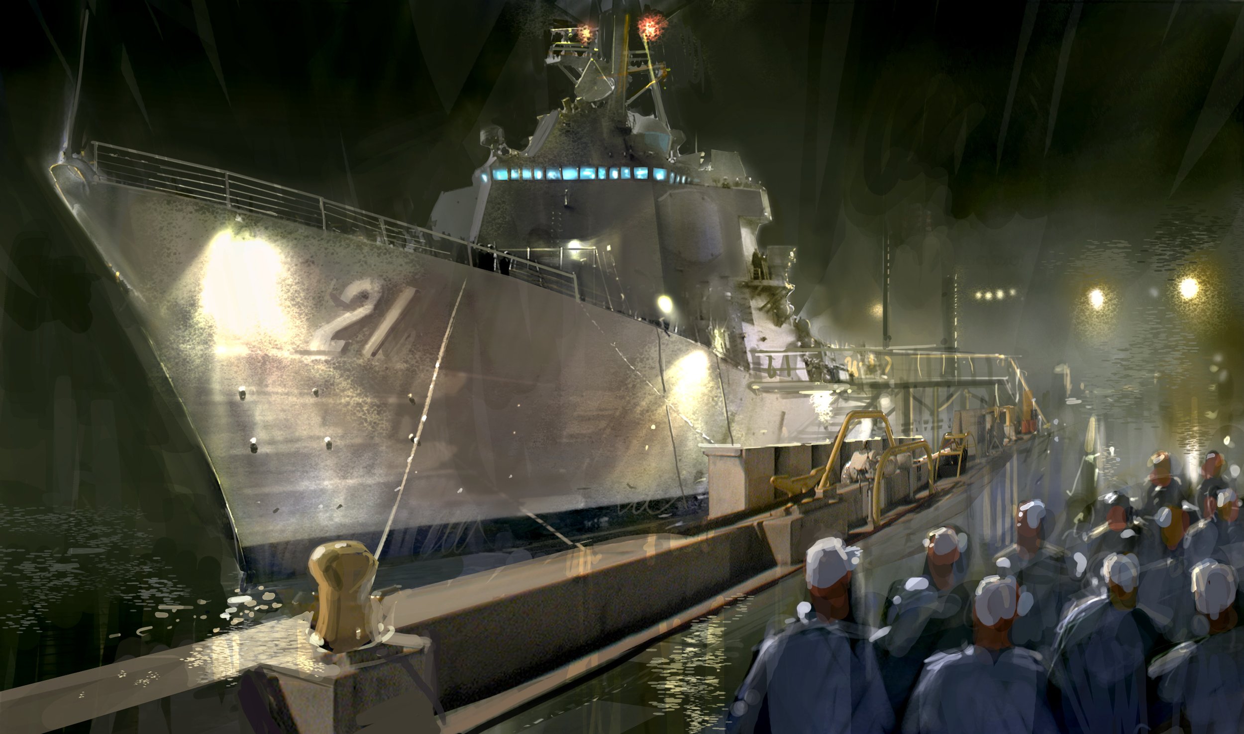 Battle Stations 21 - Rendering BRC for US Navy - 2004