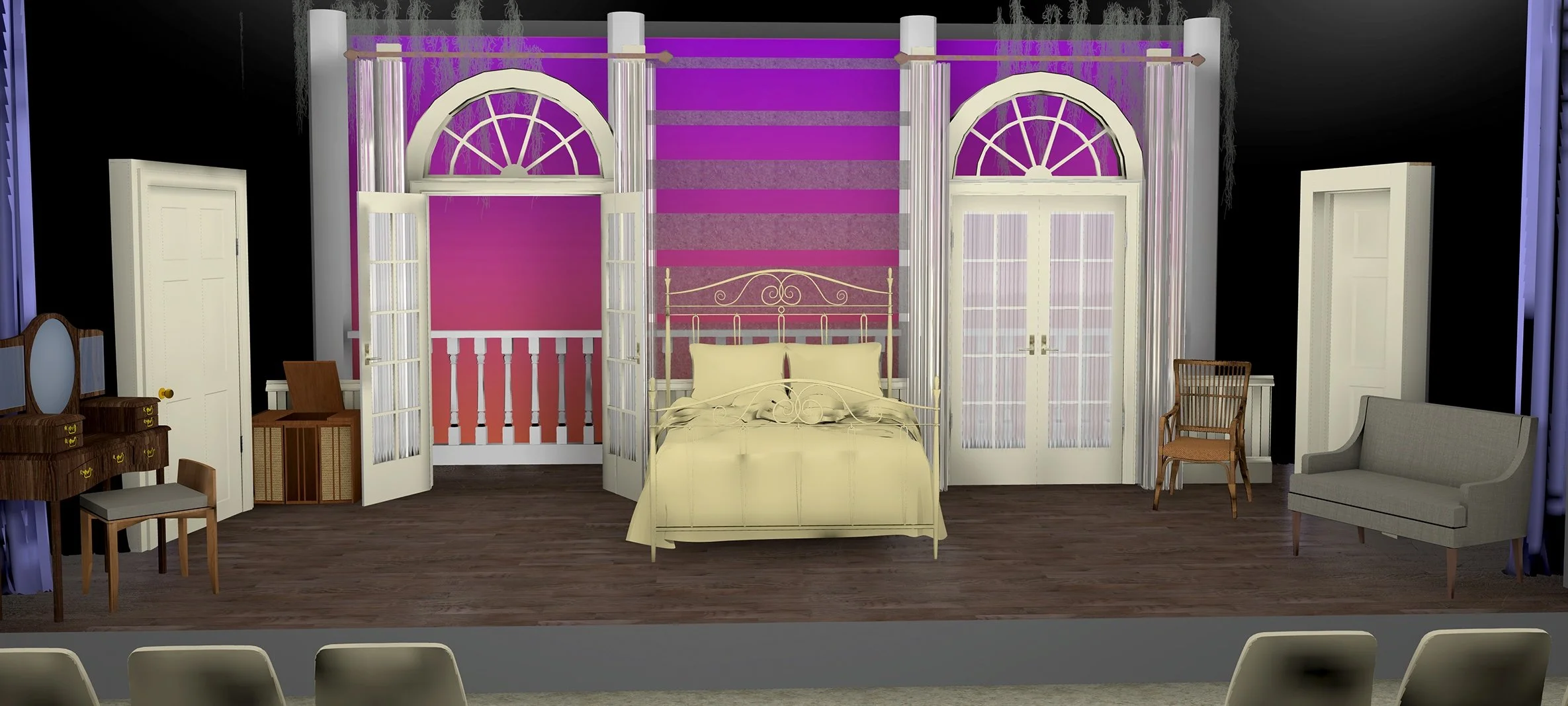 Cat On A Hot Tin Roof (Digital Model) -
Wildflower Theatre, Taos - 2025