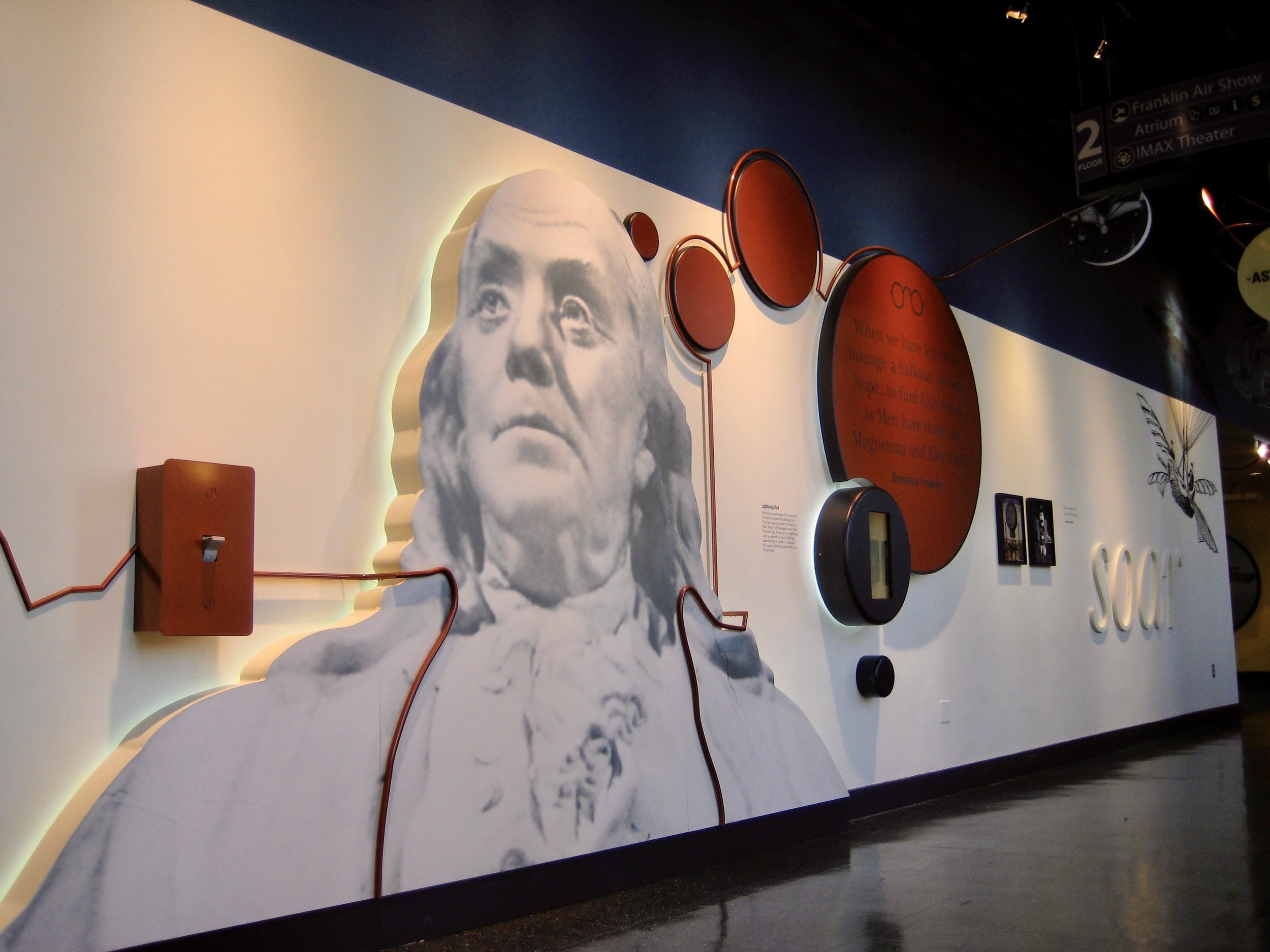 Gallery Corridor - The Franklin Institute - 2009