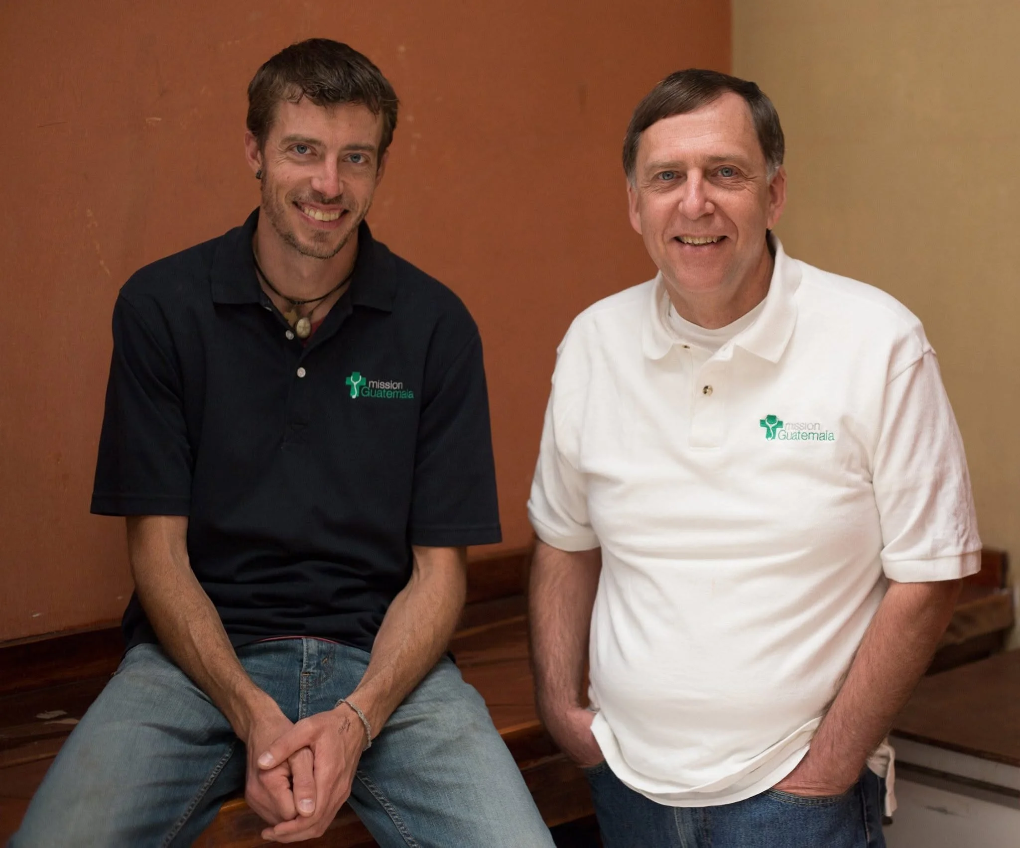 Tom Heaton and Dave Burns at Mission Guatemala in San Andrés Semetabaj, Guatemala
