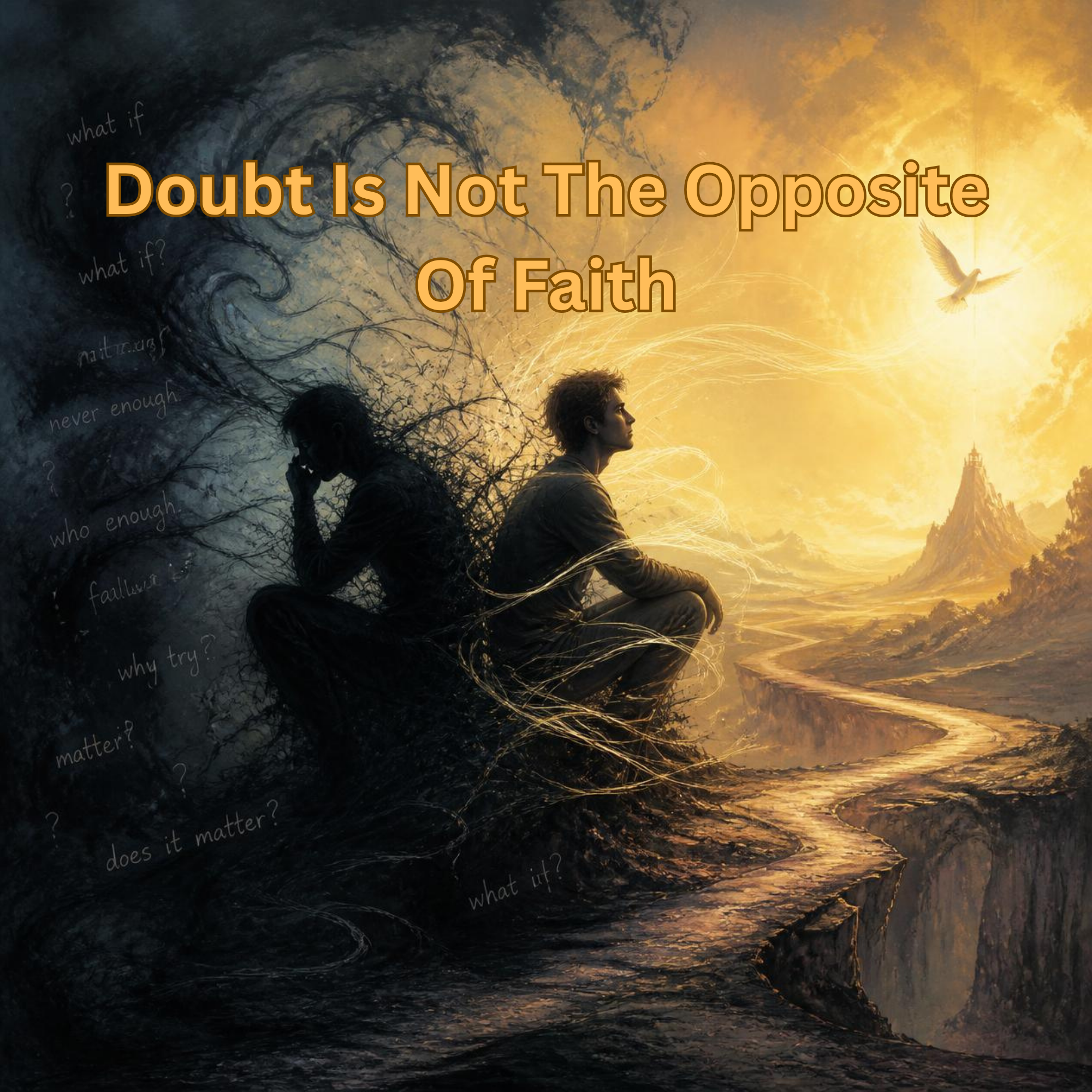 Doubt Is Not The Opposite Of Faith.