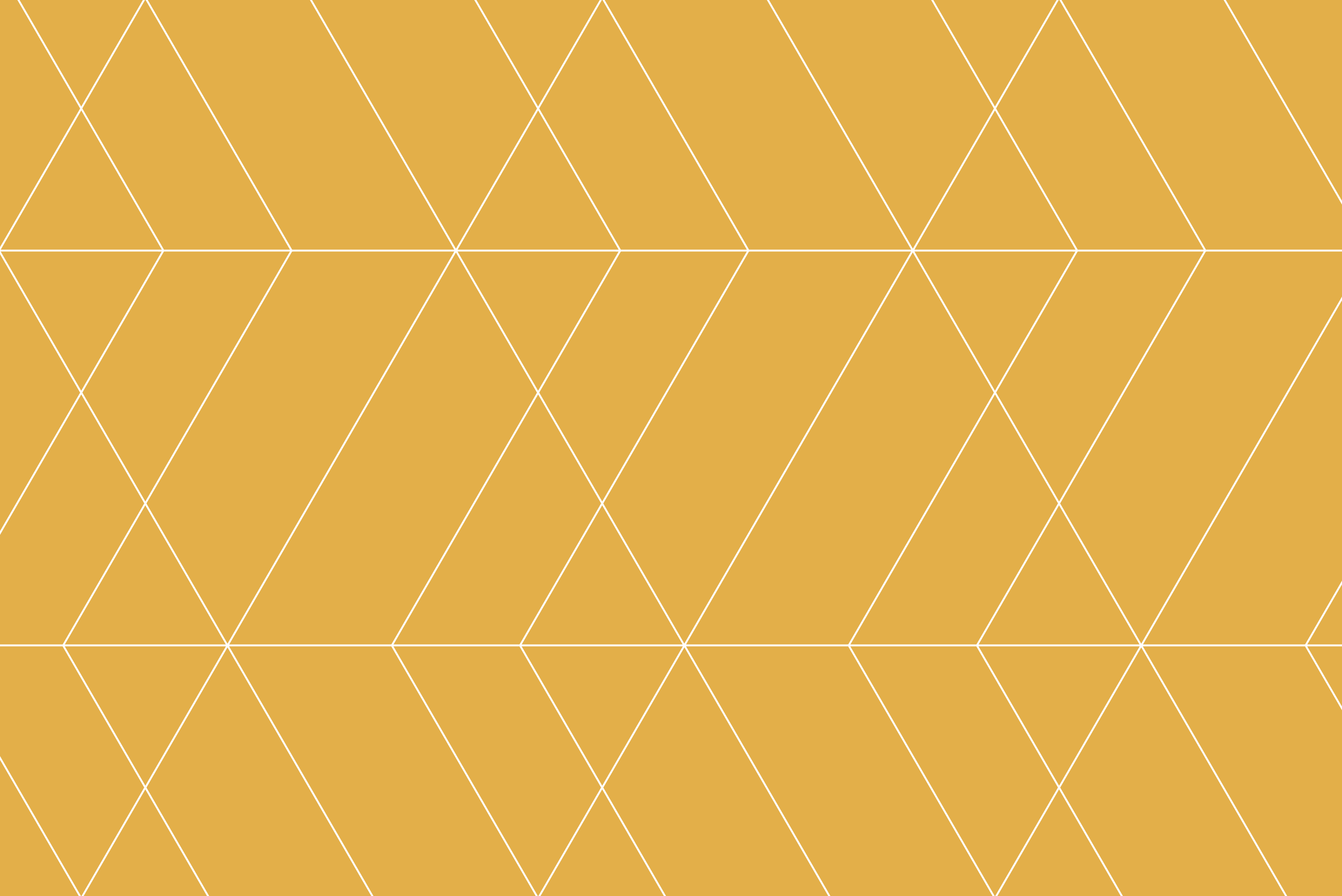 A geometric pattern of white lines forming shapes on a gold background.