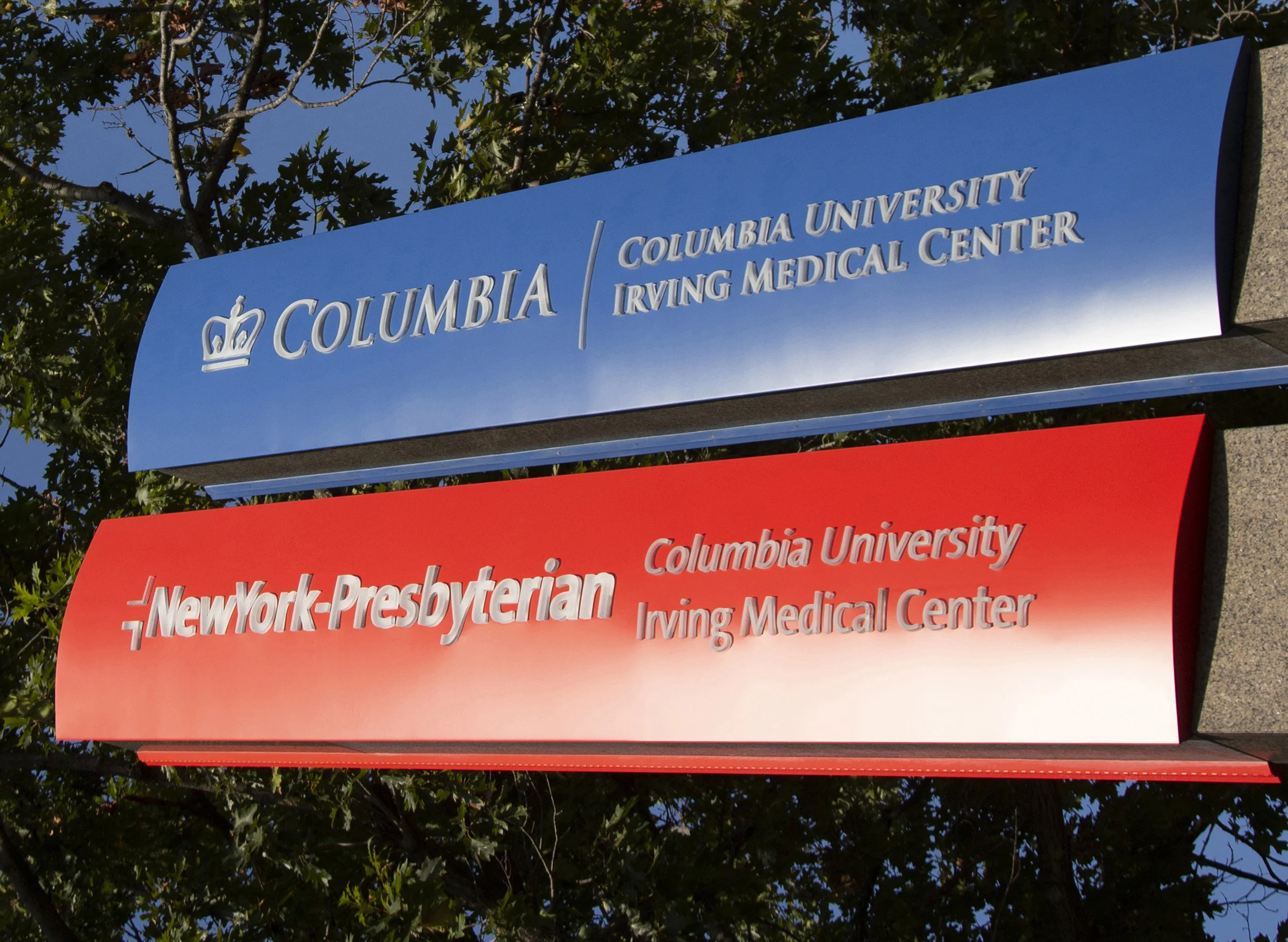 Image of Columbia University Irving Medical Center sign.