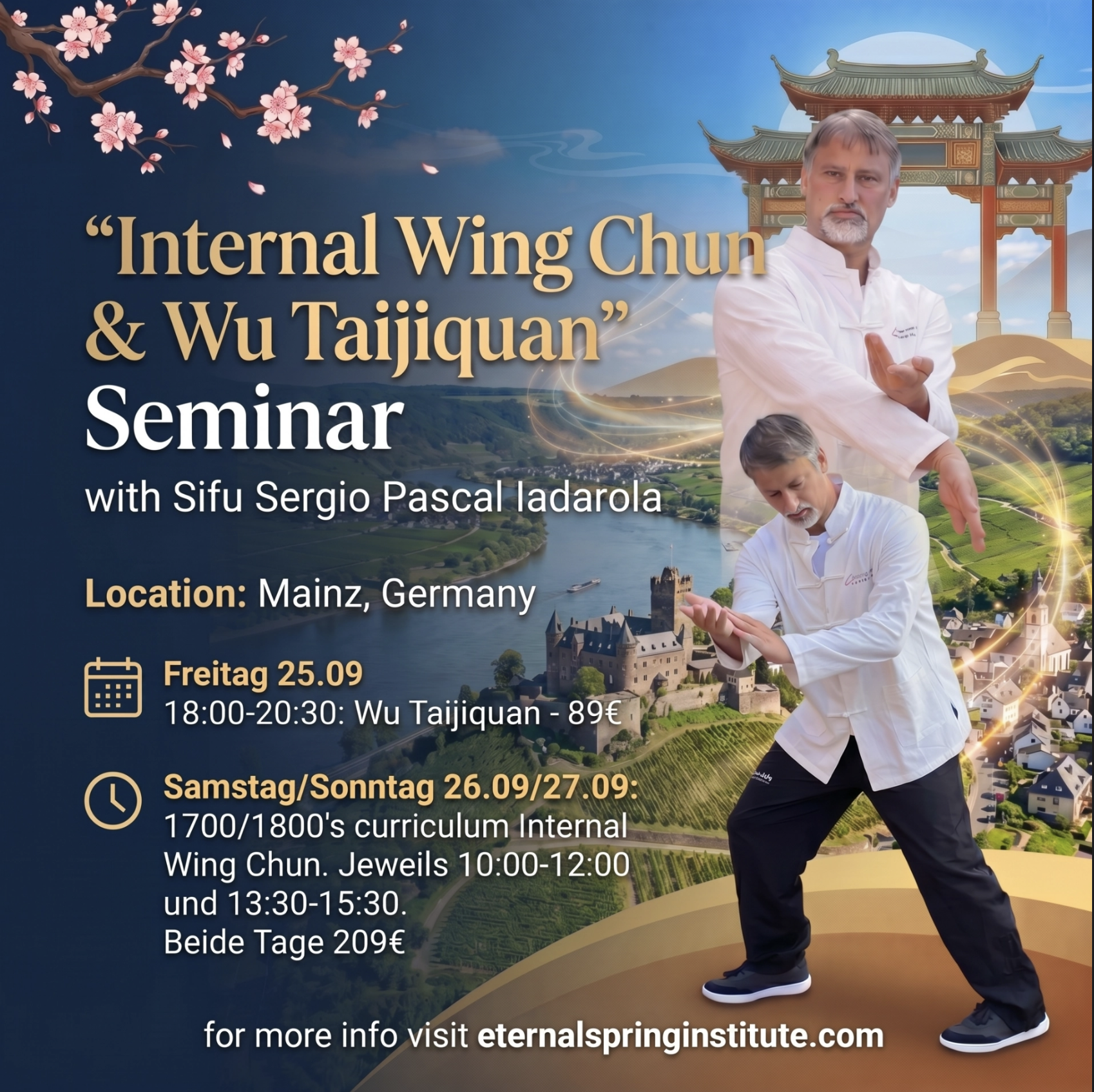 ETERNAL SPRING INSTITUTE 1700/1800 CURRICULUM INTERNAL WING CHUN SEMINAR