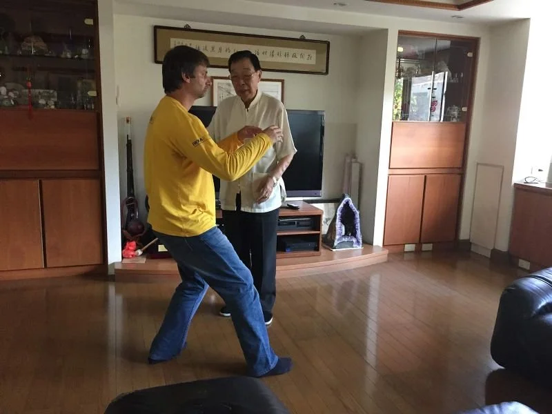 Sifu Sergio with Sifu Yee Chung Hsu
