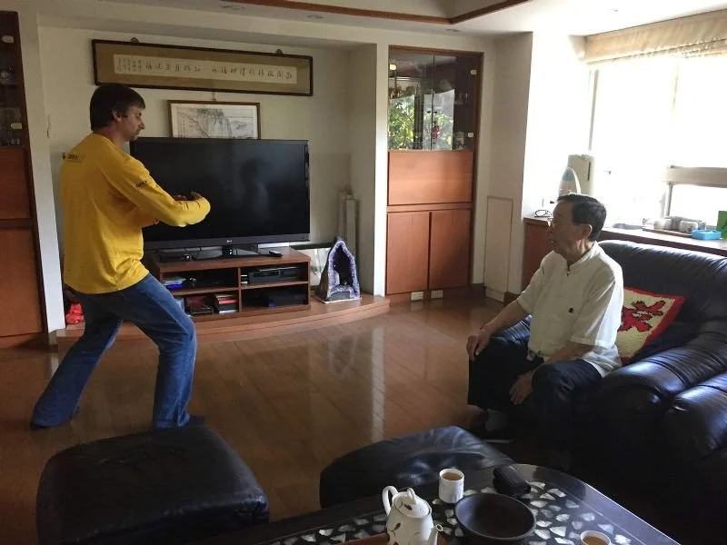 Sifu Sergio with Sifu Yee Chung Hsu