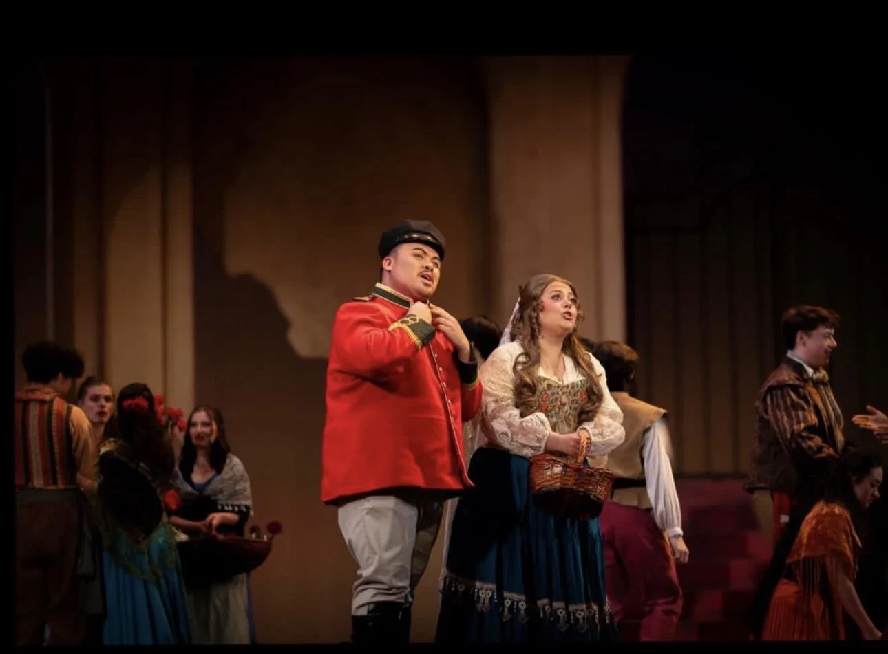 Northwestern Opera Theater's Carmen (2026). Photo courtesy of McJefferson Agloro.