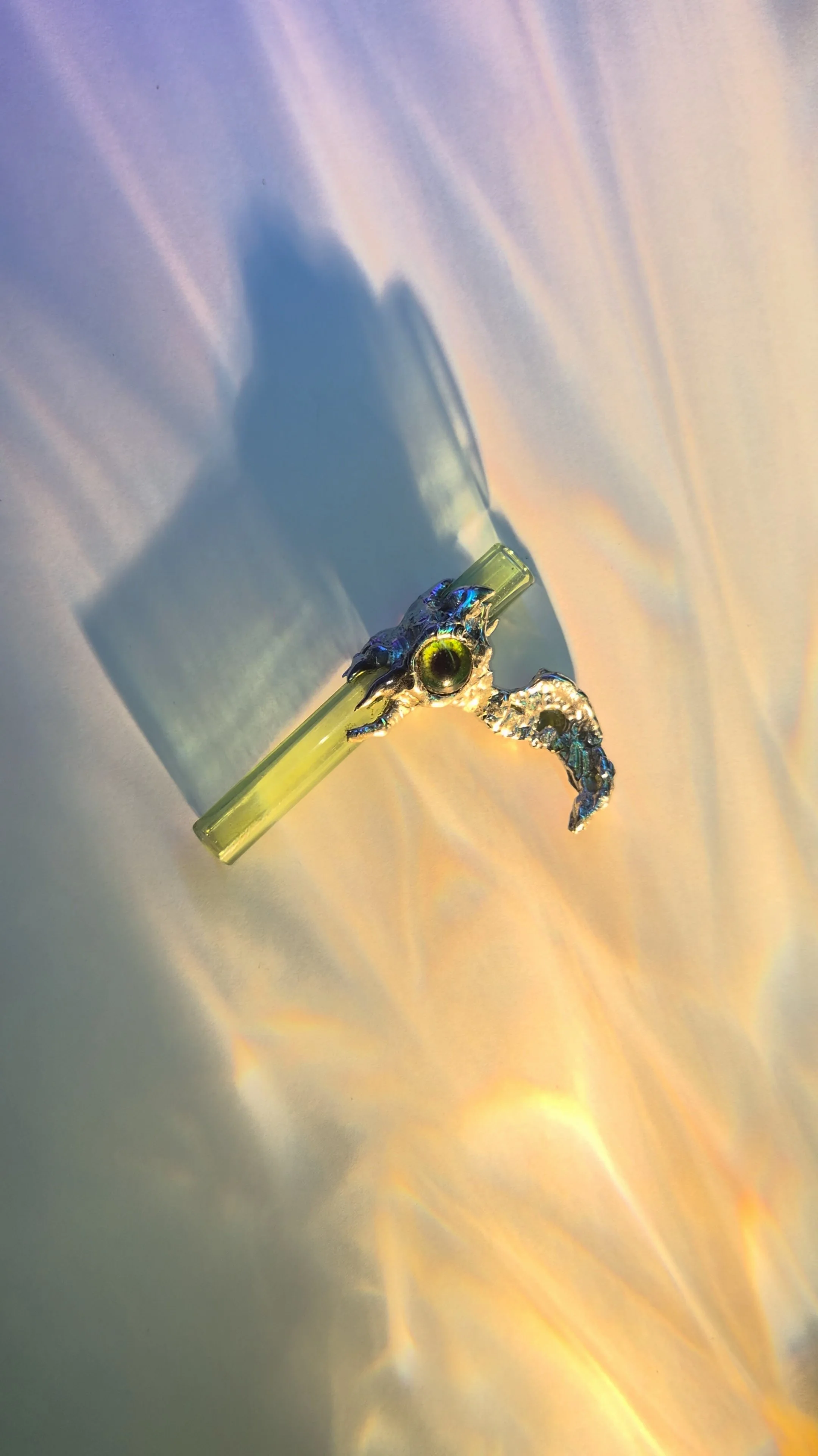 one winged straw reborn (green glass).jpg