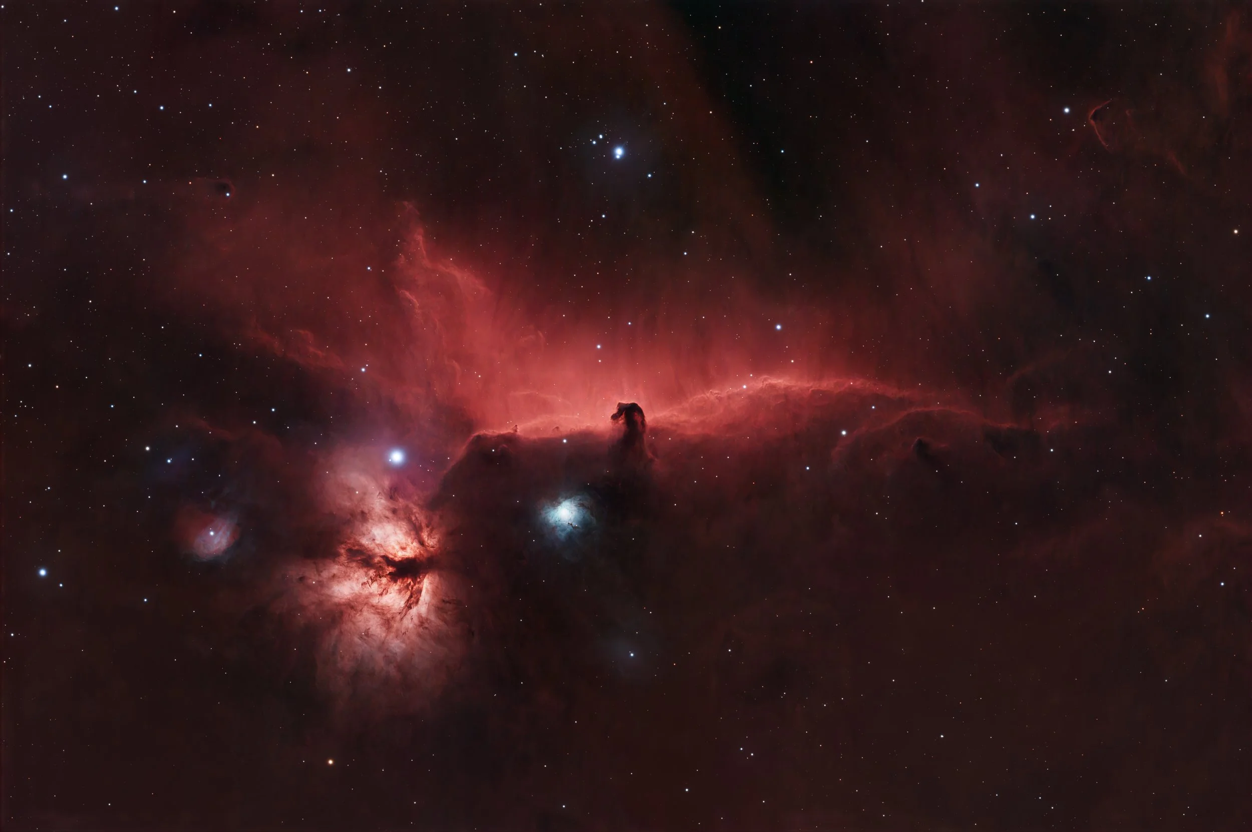 IC 434, NGC 2024 and Barnard 33