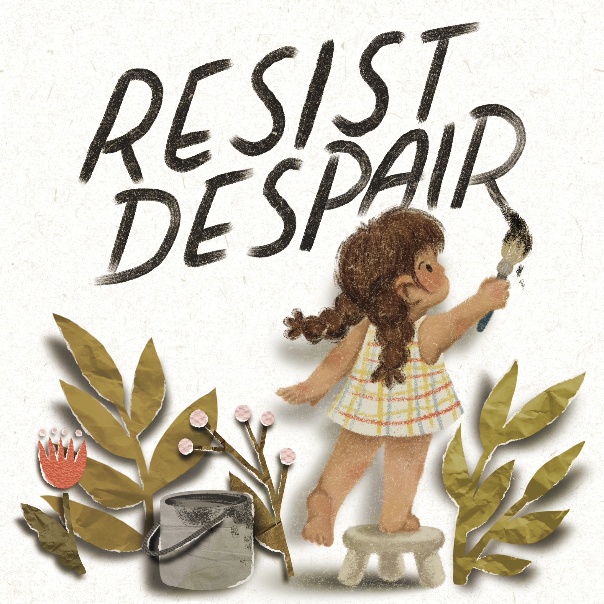 Resist Despair Digital Illustration 2026