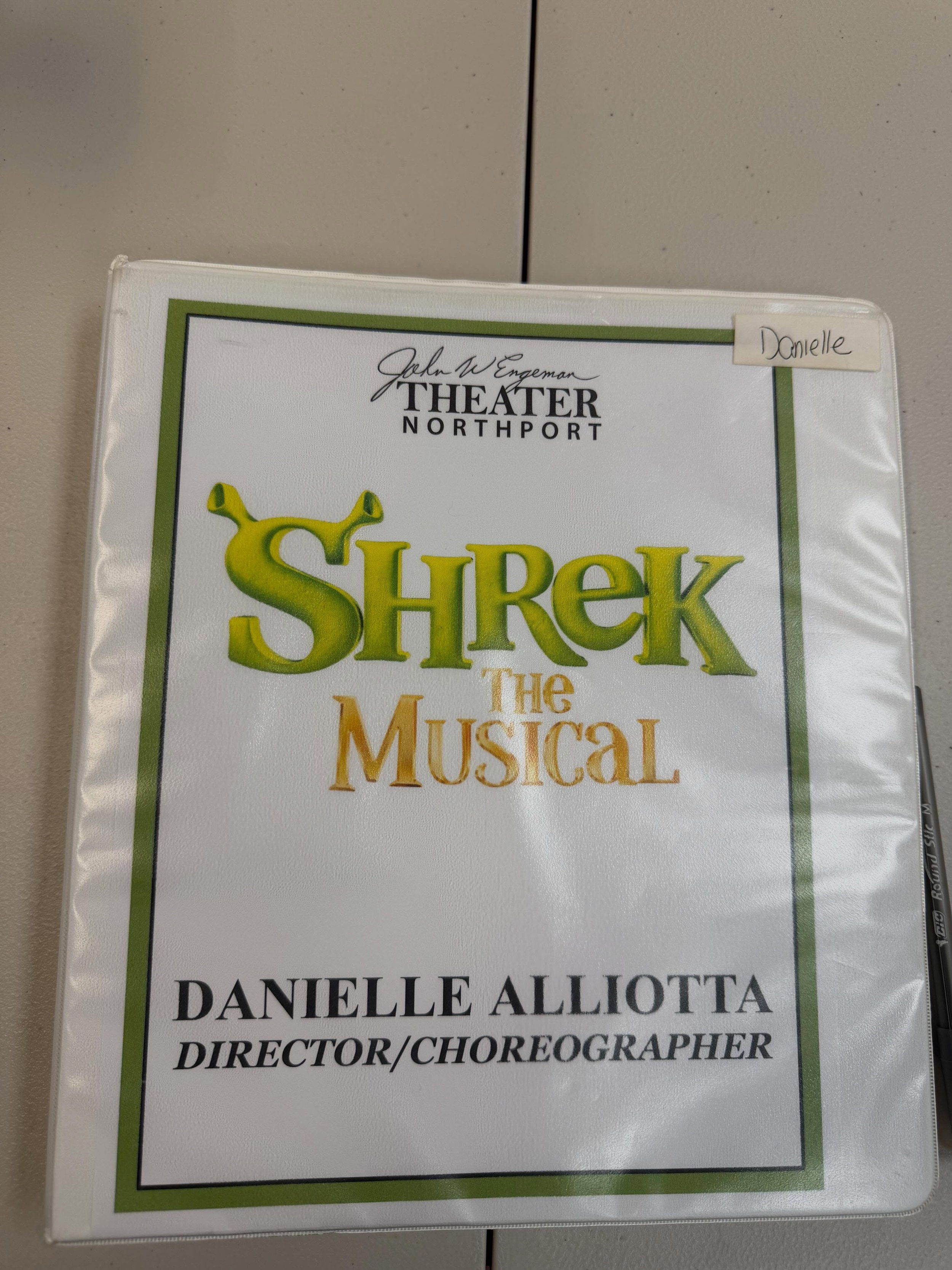 So excited to be back at the Engeman directing and choreographing Shrek for the Children&rsquo;s Theater 💚🧅