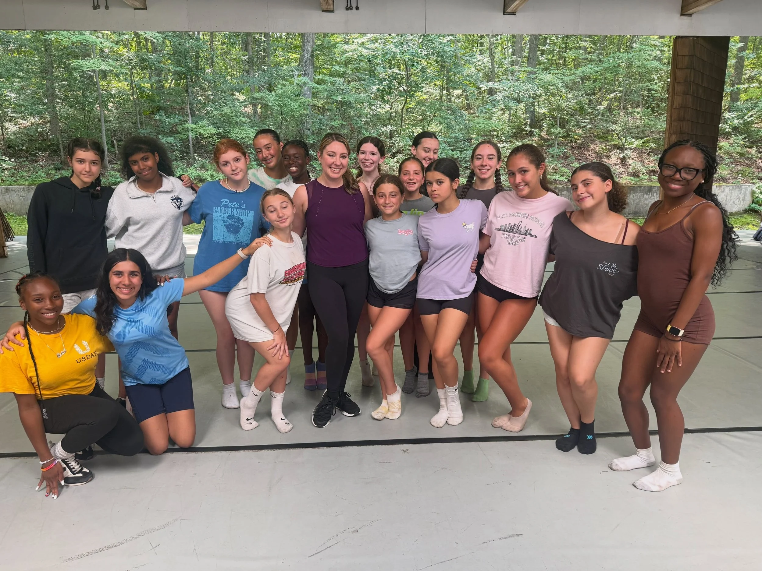 Had a wonderful and inspiring morning working with the Dance Majors @usdanarts ✨🩰