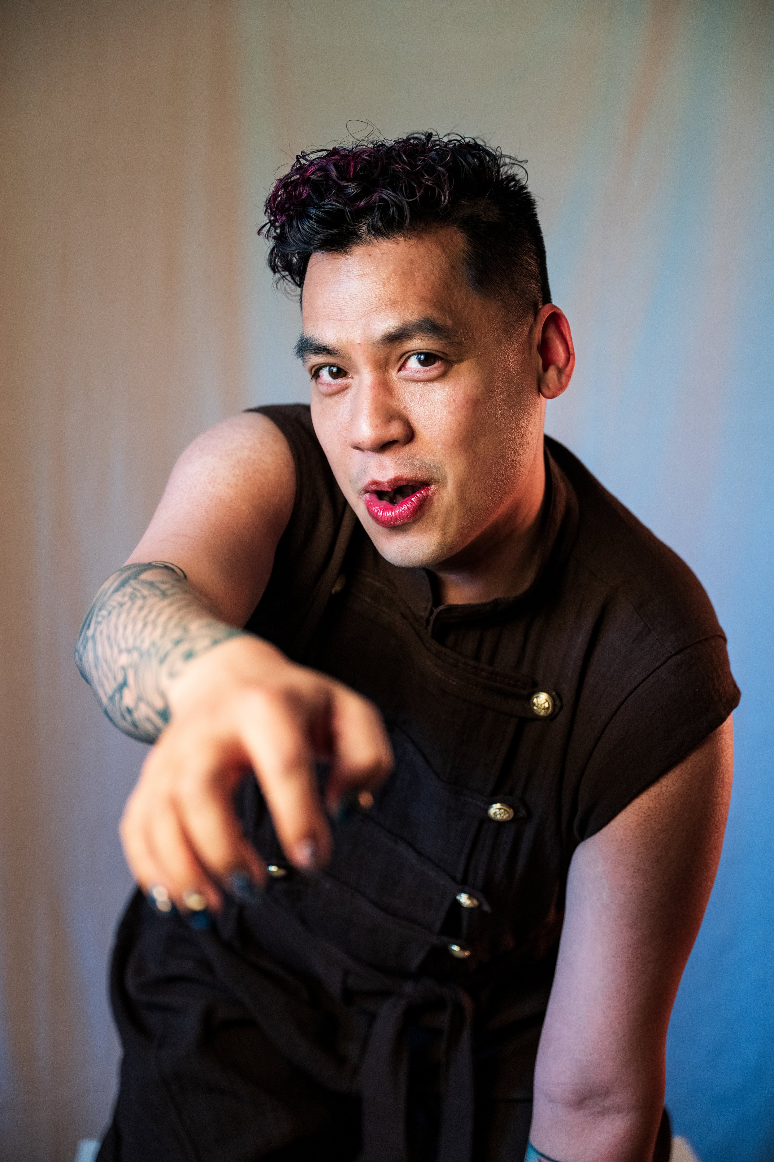 Portrait of the owner and founder of Sequin Situation, Aven Tran.
