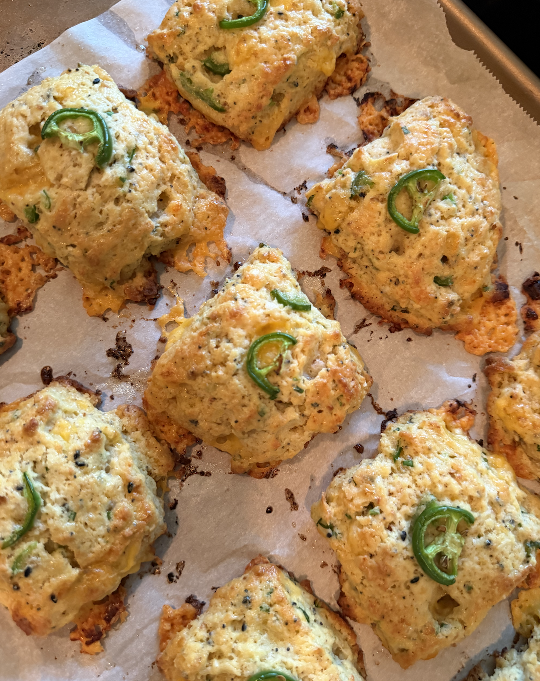 Jalepeño Cheddar EBTB Scones