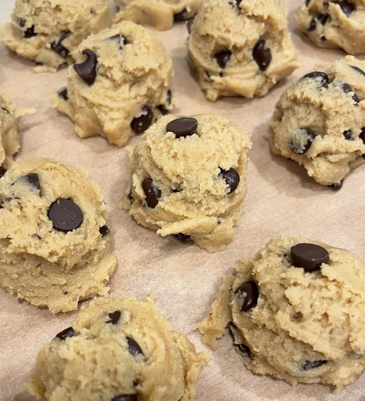 Frozen Chocolate Chip Cookie Dough